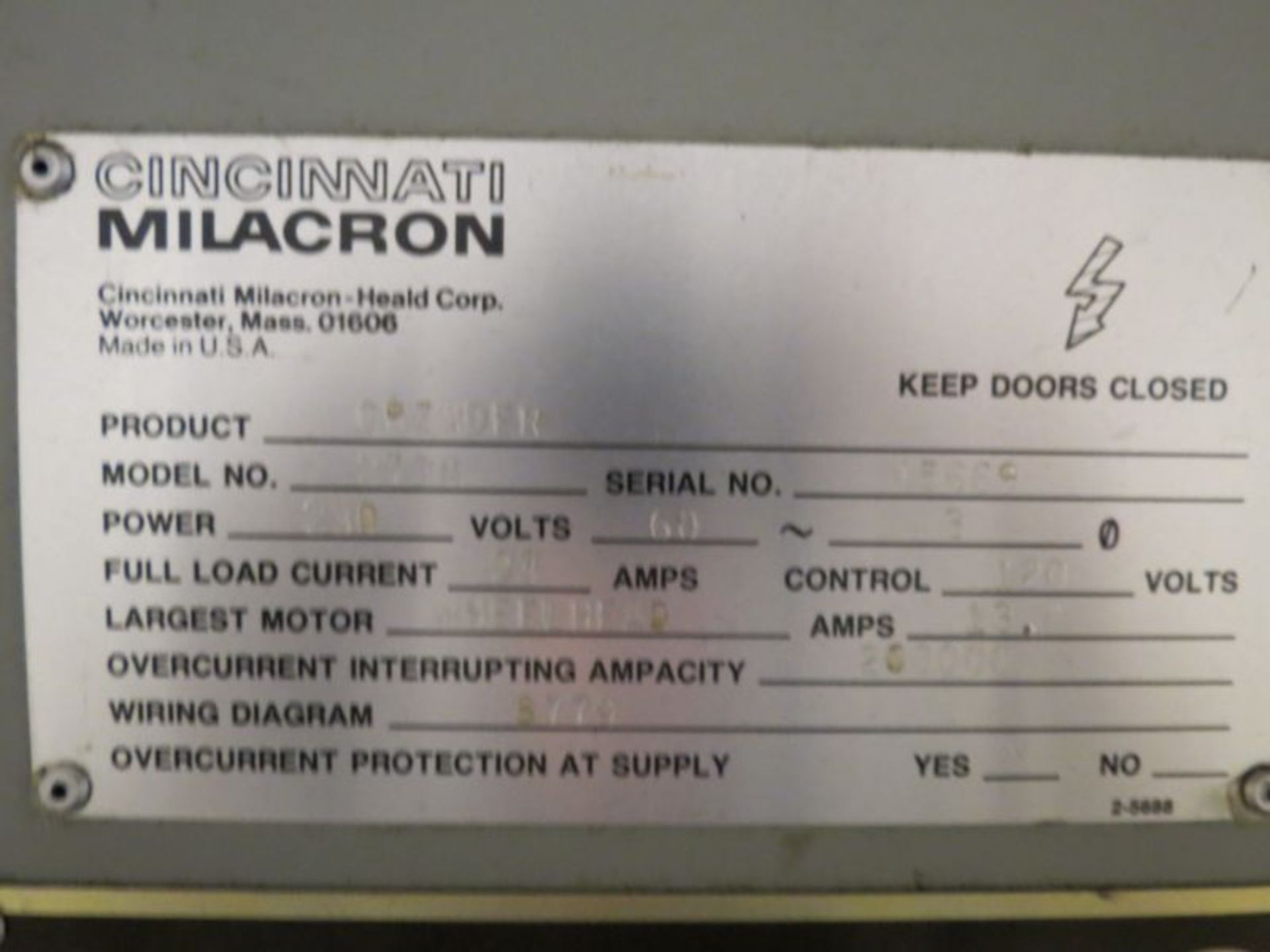 Cincinnati Milacron 273A ID Grinder, 10" 3 Jaw Chuck, s/n 45669 - Image 7 of 7