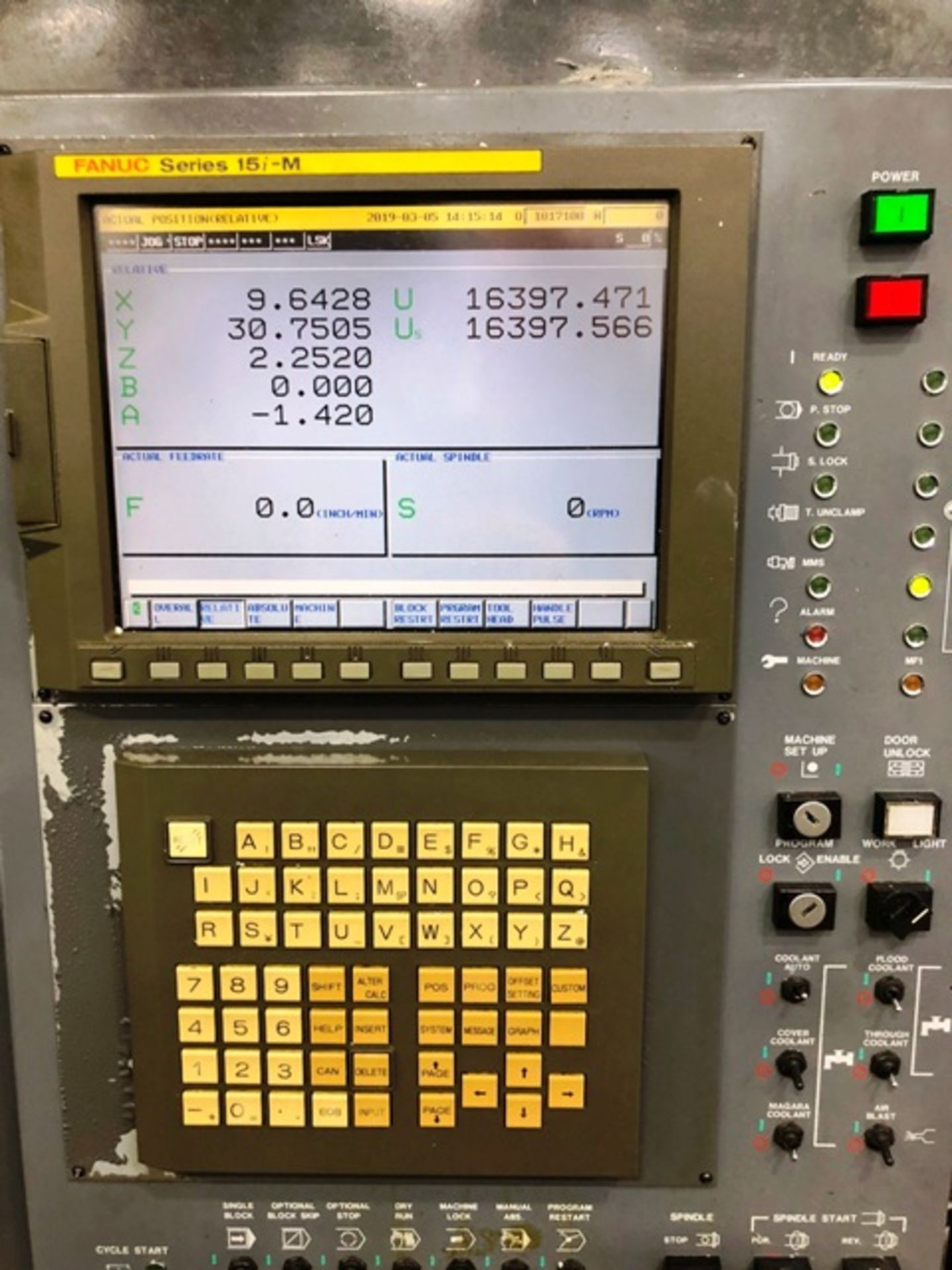 MAZAK VORTEX 1400 5-AXIS CNC MACHINING CENTER, FANUC 15iMA CNC 5-AXIS CTRL (Located in SoCal) - Image 16 of 16