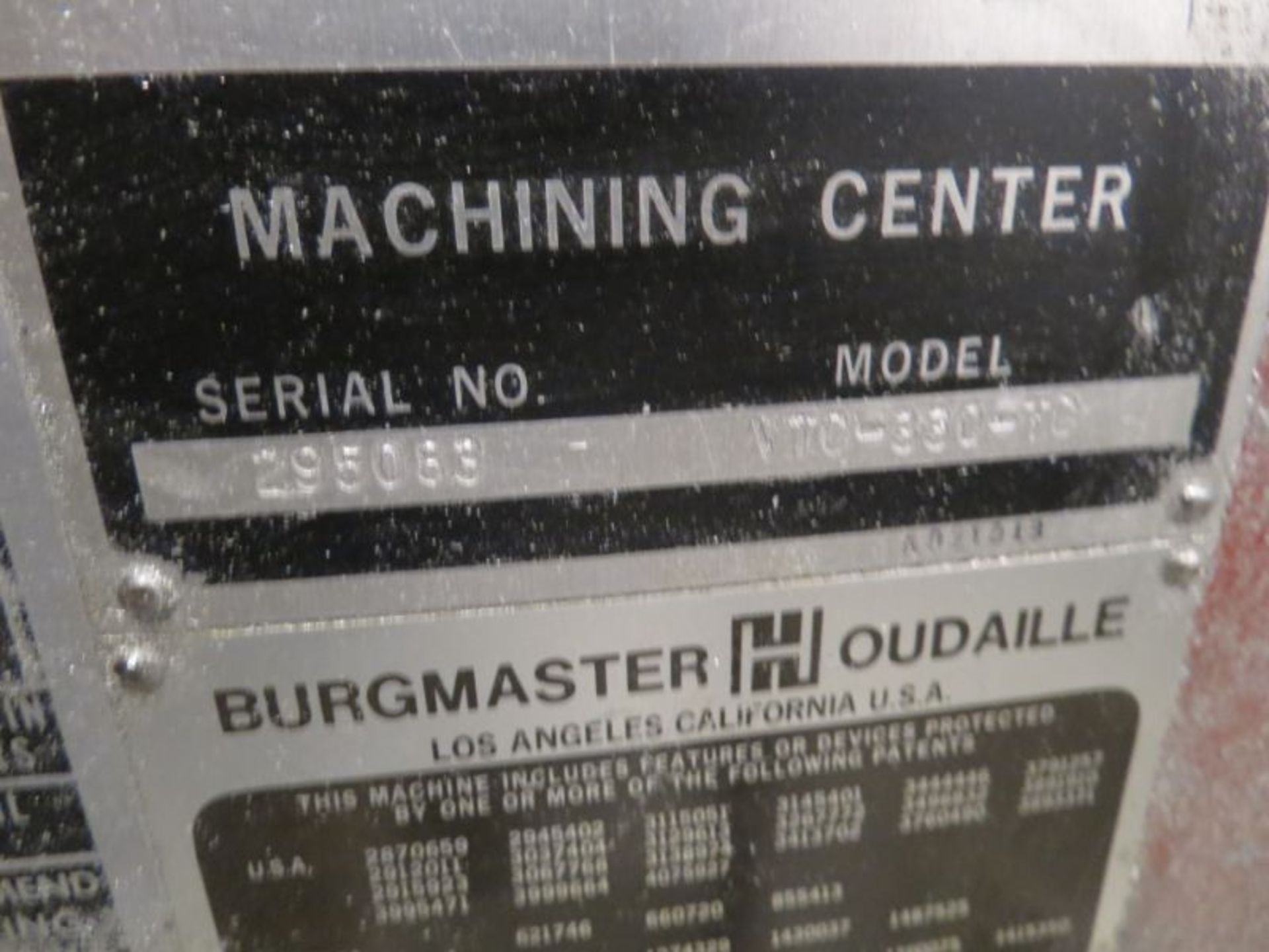 Burgmaster VTC330TC VMC Allen Bradley 9 Series Control (No vises) *Late Release 7/31/19* - Image 12 of 12