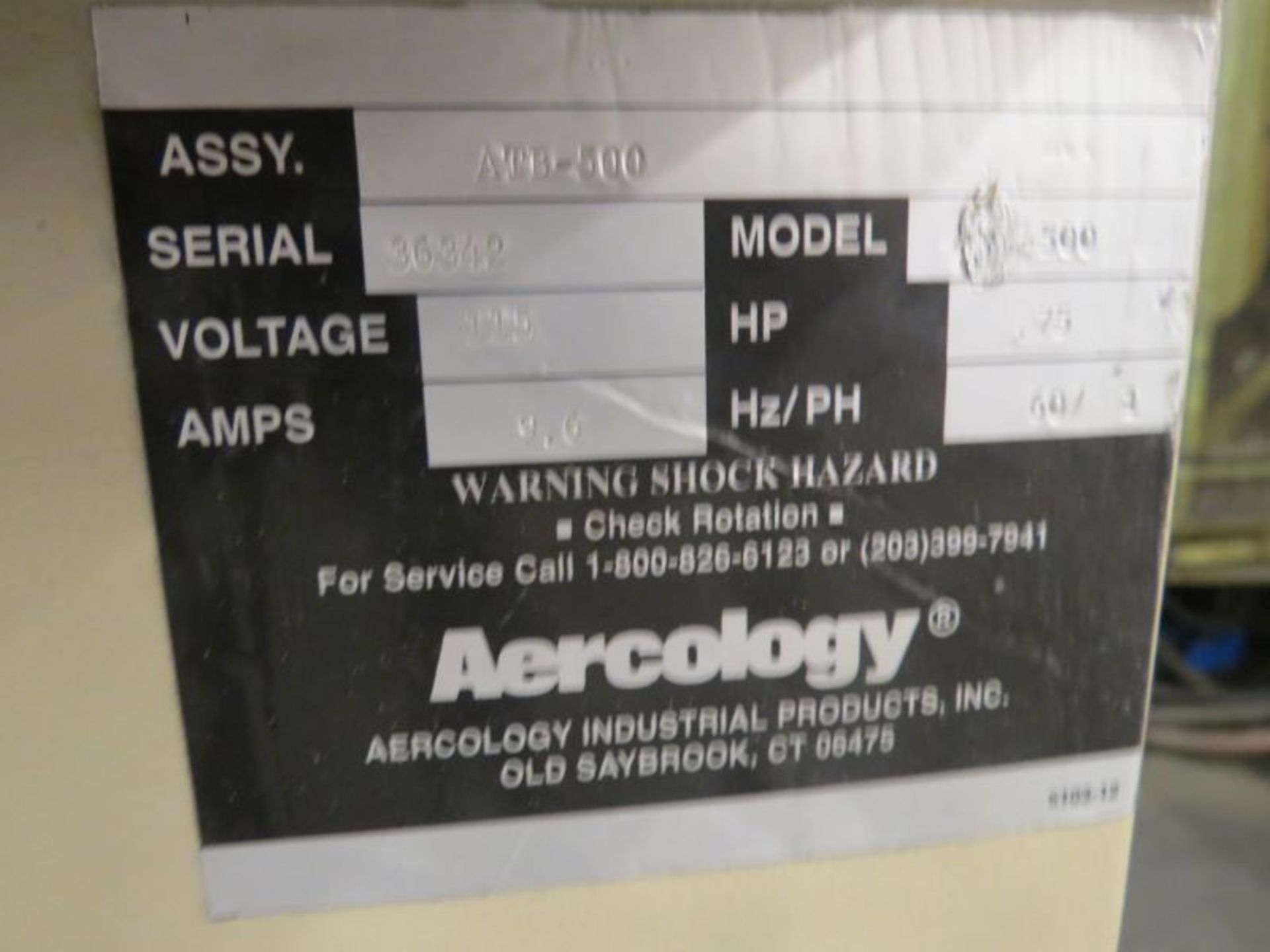 Aerocology ATB 500 Down Draft Table, s/n 36342 - Image 4 of 4