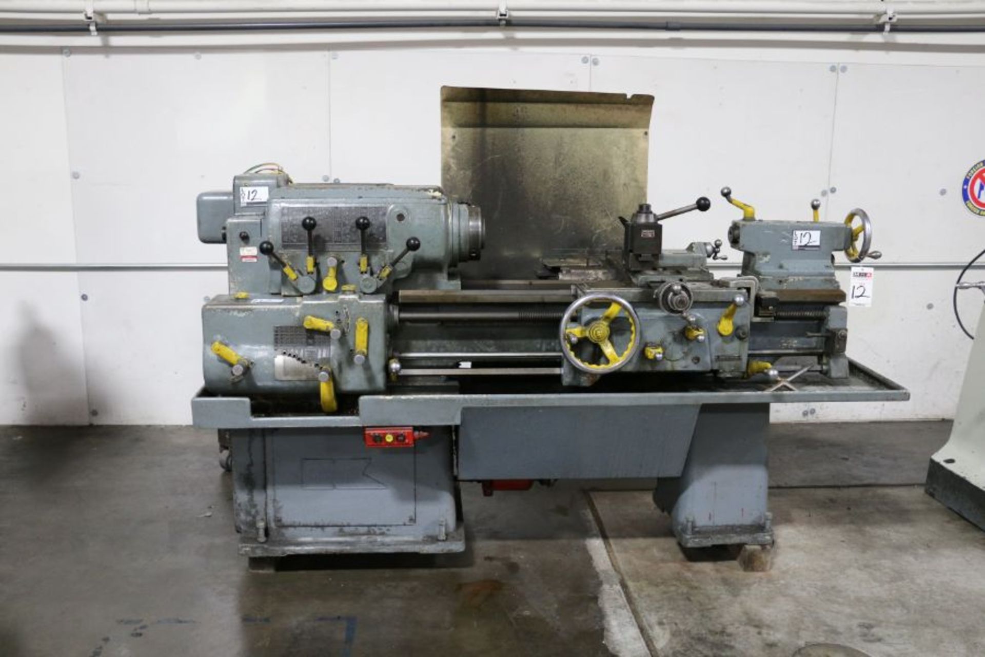 Monarch Flame Hardened K-13 Engine Lathe, 13" x 30" Bed, 14" Swing, w/ 12" 3 Jaw Chuck, 12" 4 jaw