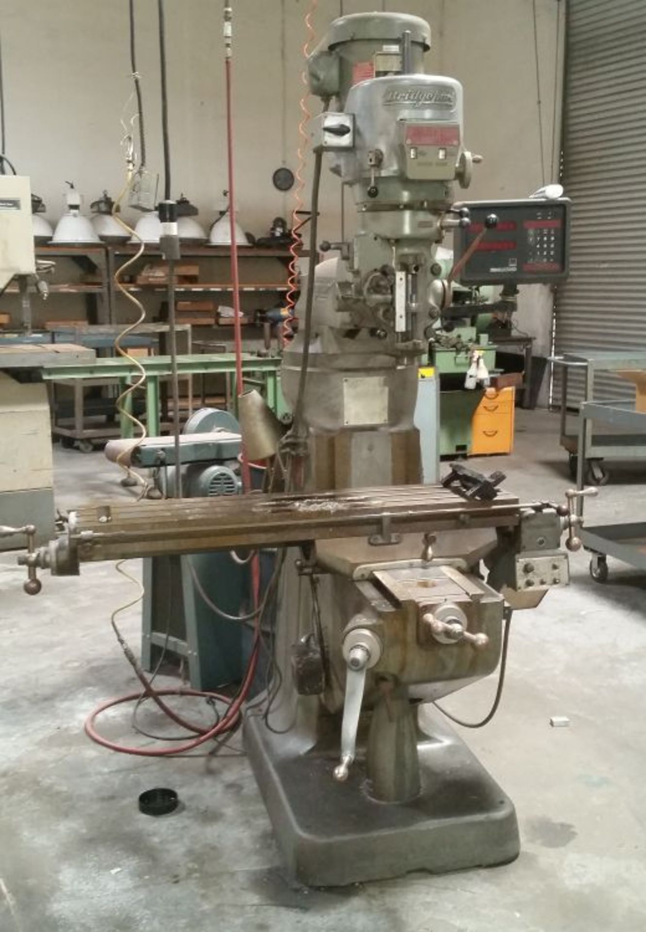 Bridgeport Series I Vertical Mill, 9” x 42” table, 2 HP, vari-speed (Located in Industry, CA)