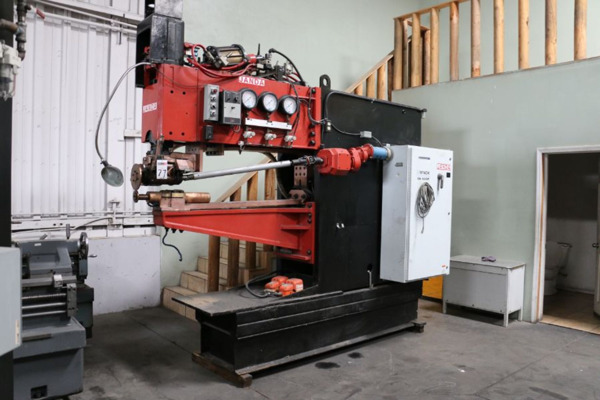 250 KVA Janda Rebuild Seam Welder, with Miyachi ISA 1000 Control, (Located in Industry, CA) - Image 4 of 9