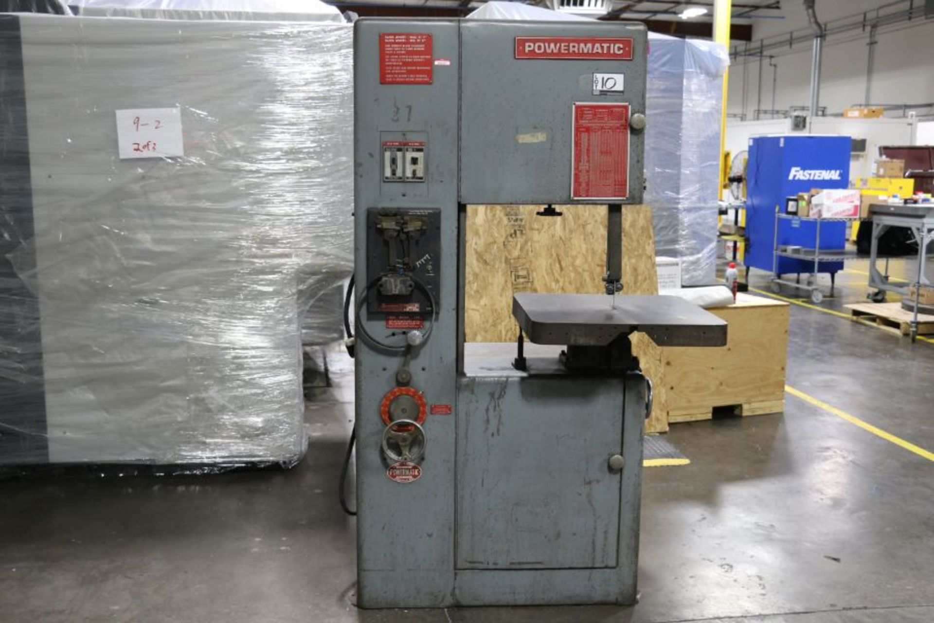 Powermatic Blade Welder 600 Vertical Bandsaw, Blade Length 12'7", s/n 9991032