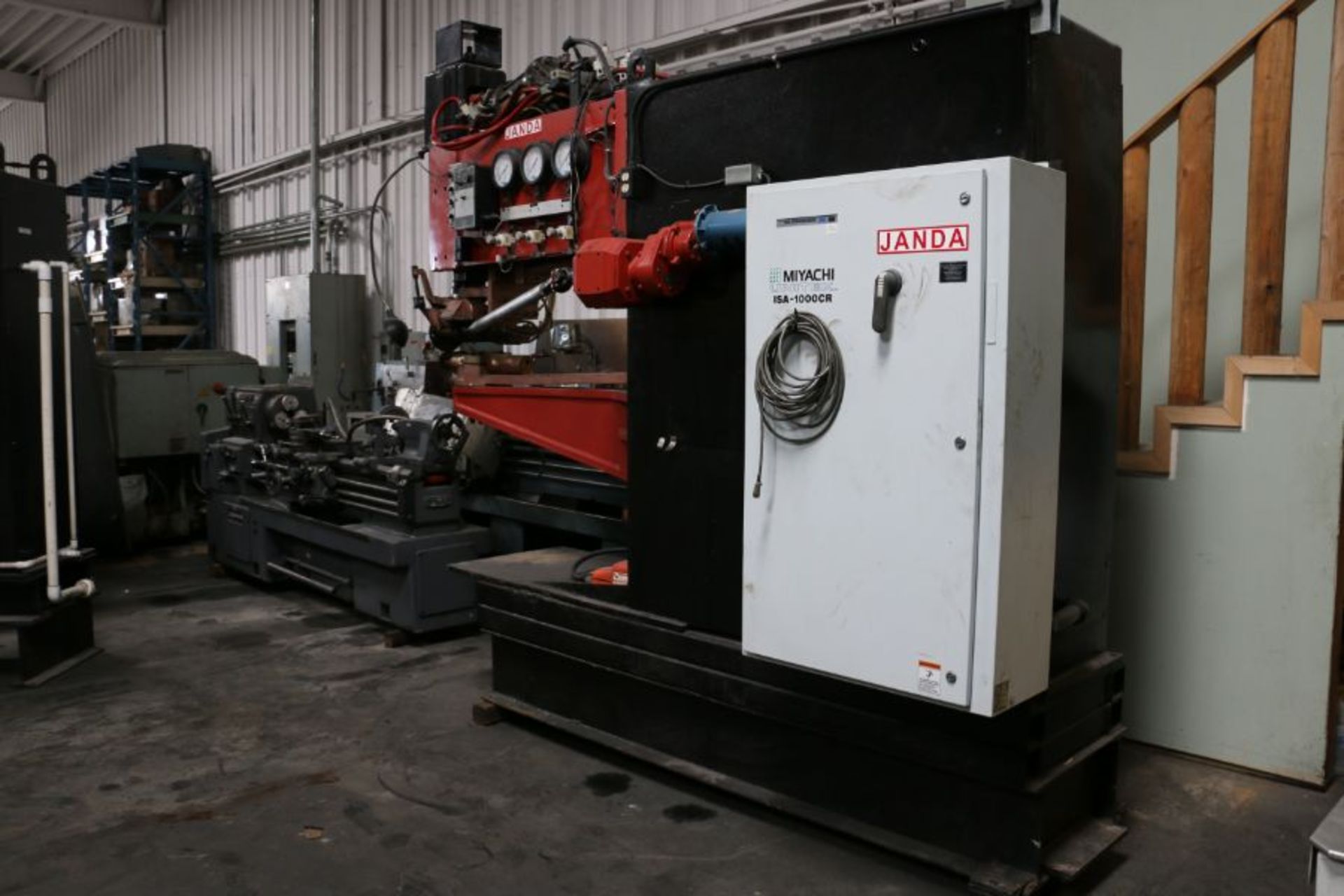 250 KVA Janda Rebuild Seam Welder, with Miyachi ISA 1000 Control, (Located in Industry, CA) - Image 3 of 9