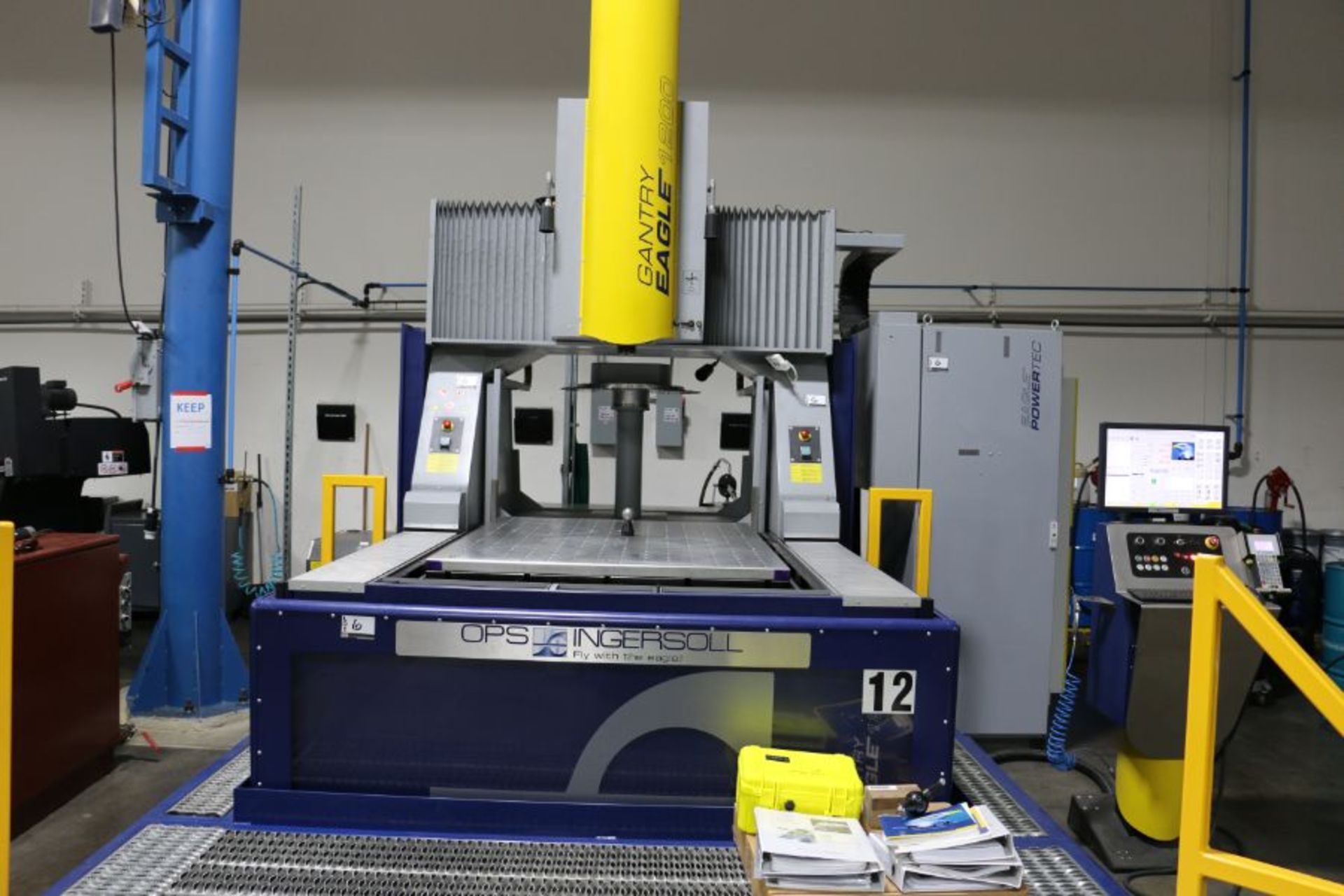 OPS Ingersoll Gantry Eagle 1200 CNC Sinker EDM, Dual 32-Bit Based Control, C-Axis, Powertec 60A - Image 2 of 18