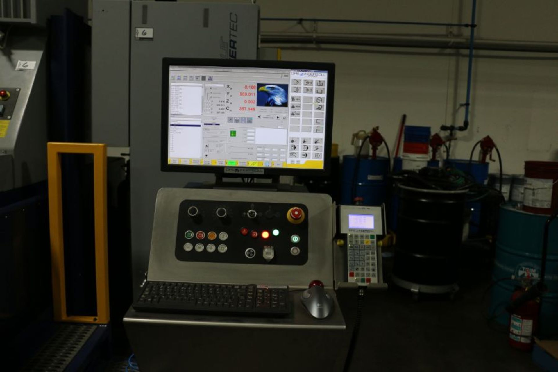 OPS Ingersoll Gantry Eagle 1200 CNC Sinker EDM, Dual 32-Bit Based Control, C-Axis, Powertec 60A - Image 9 of 18