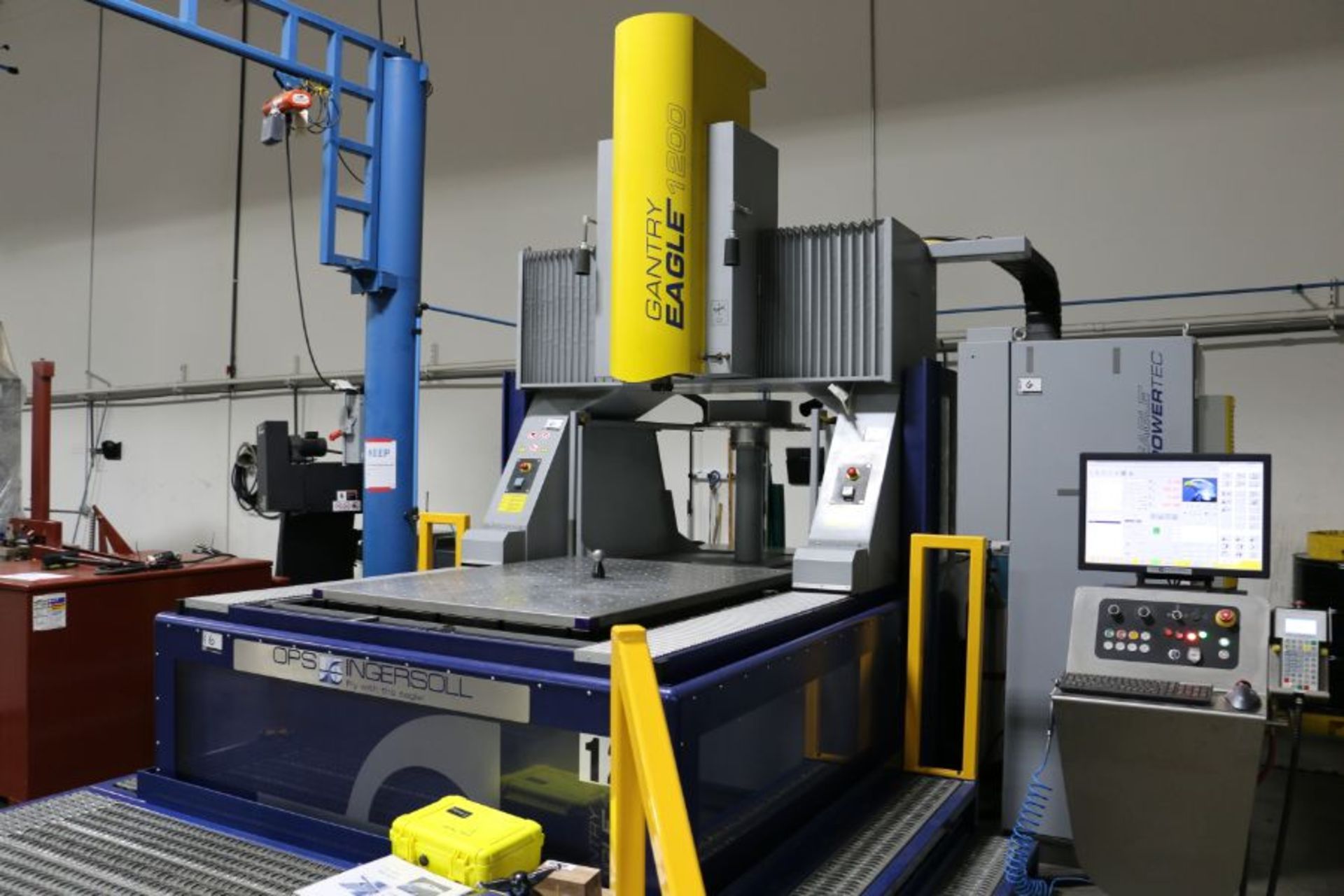 OPS Ingersoll Gantry Eagle 1200 CNC Sinker EDM, Dual 32-Bit Based Control, C-Axis, Powertec 60A - Image 5 of 18
