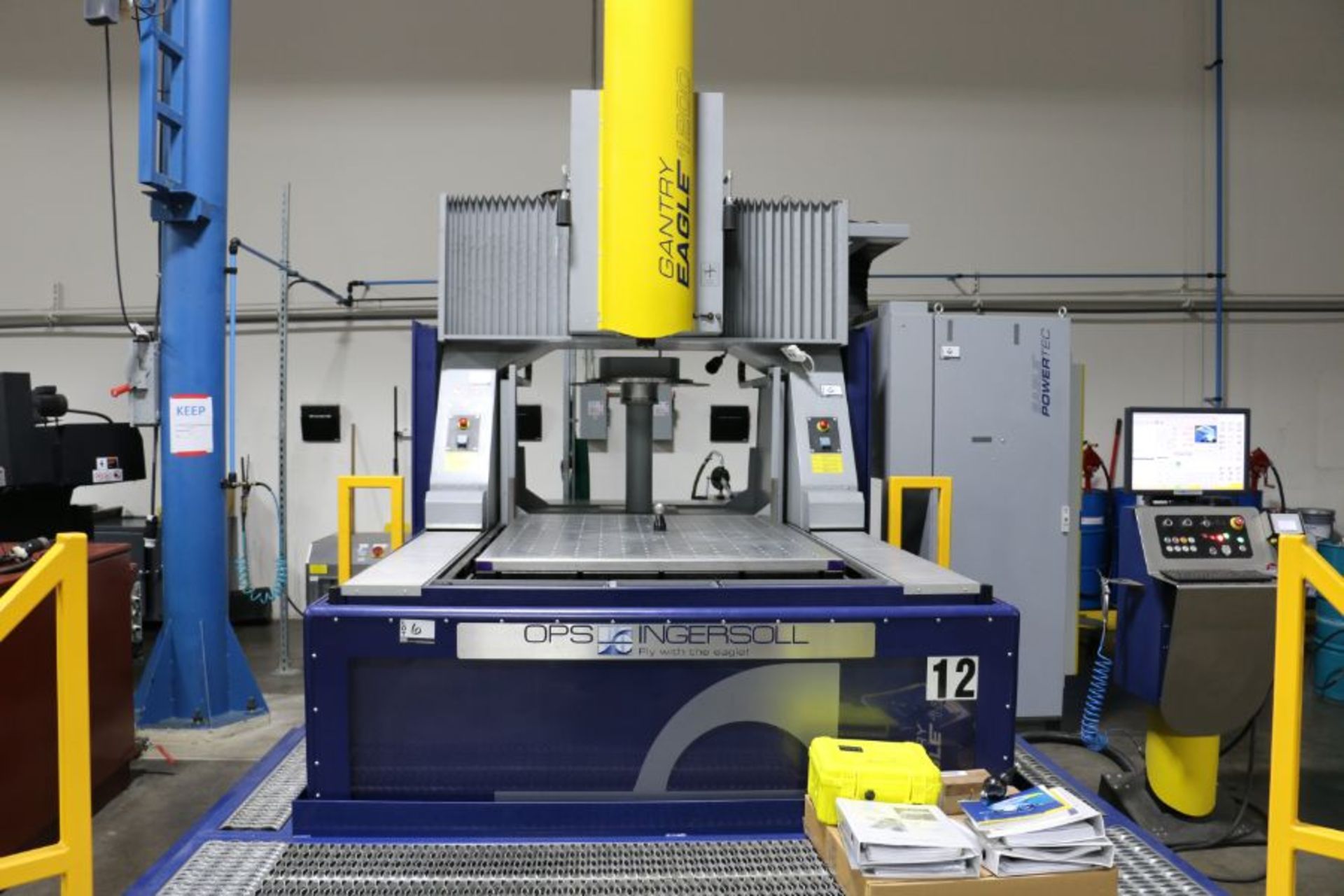 OPS Ingersoll Gantry Eagle 1200 CNC Sinker EDM, Dual 32-Bit Based Control, C-Axis, Powertec 60A