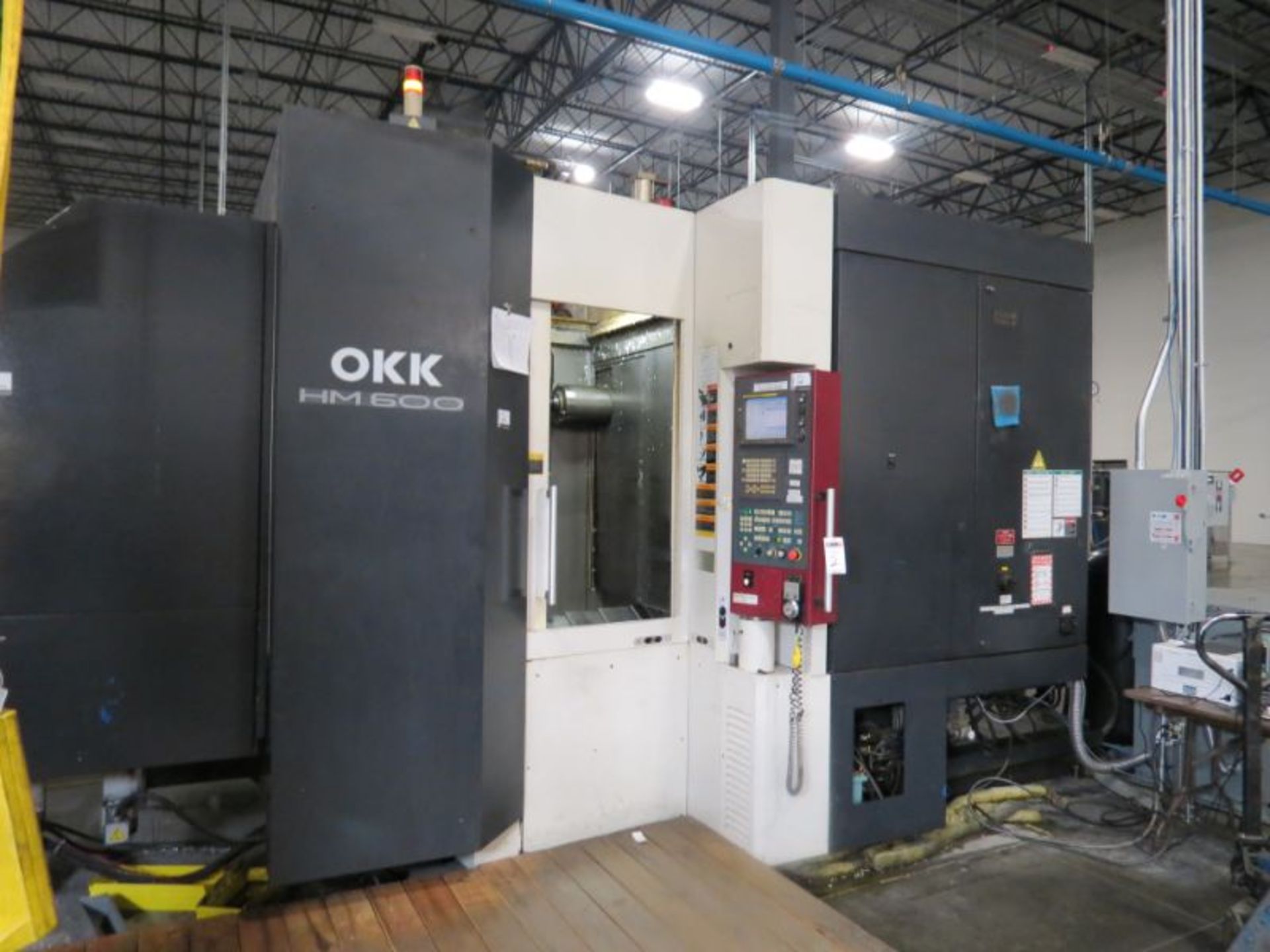 OKK HM600 FMC, Fanuc 160iS ctrl, (8) pallet pool, 24.8” pallets, 10K RPM (TOMBSTONES SOLD SEPERATE) - Image 2 of 9