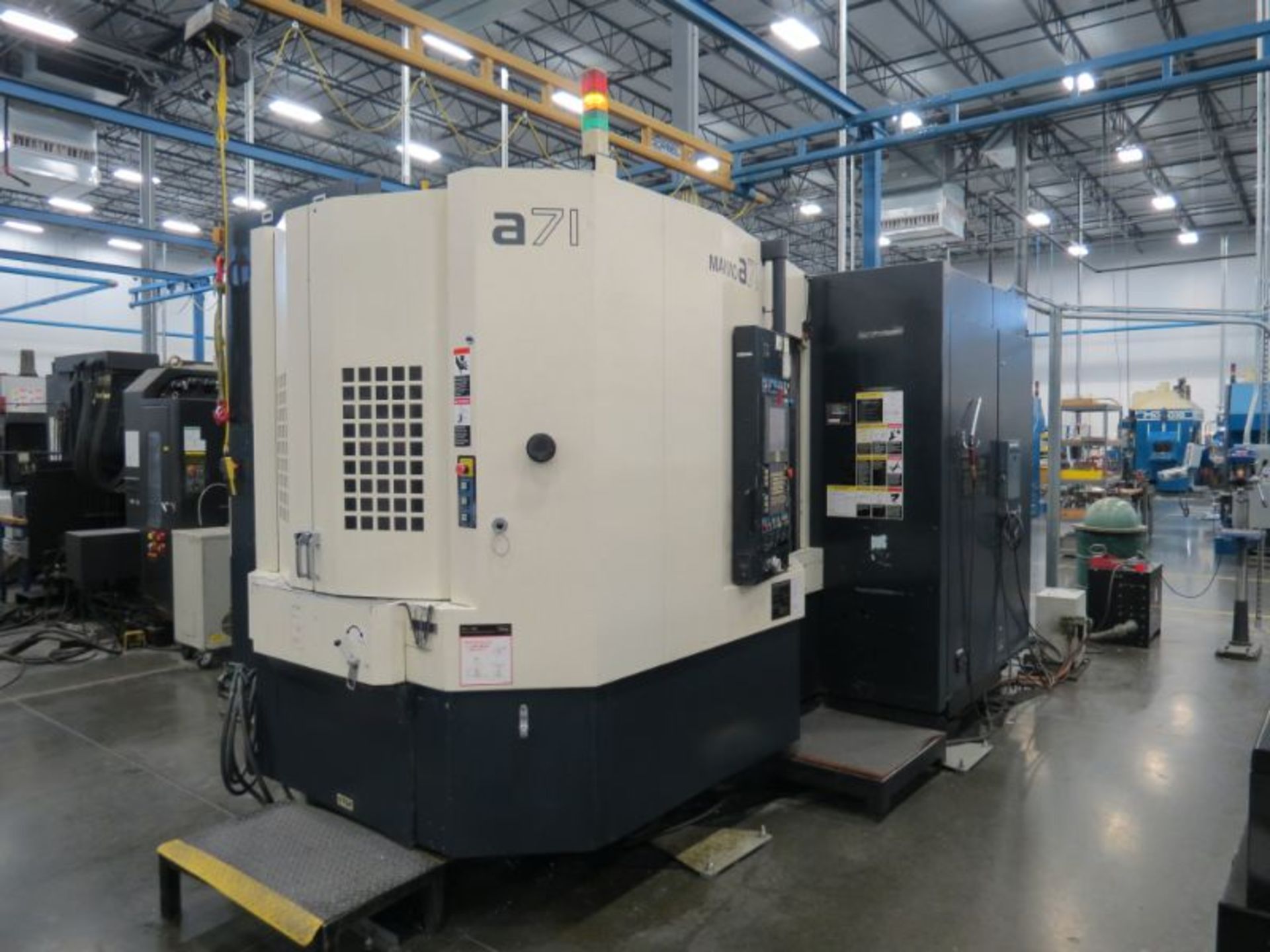 Makino A71 4-Axis, Pro 5 ctrl, (2) 19.7” pallets, 20K RPM, CT50, 137 ATC, CTS, (No Tooling)