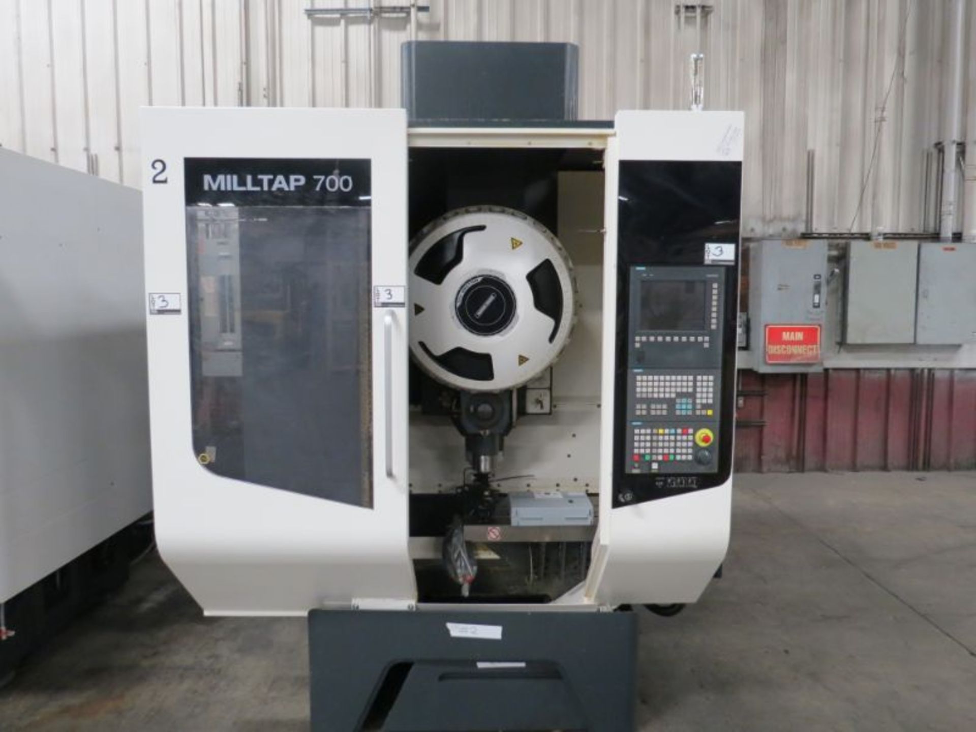 DMG Mori Milltap 700 CNC Drill & Tap Center, Siemens, 27''x 16''x 15'' , 24k RPM Spindle , 25 Tool - Image 2 of 10