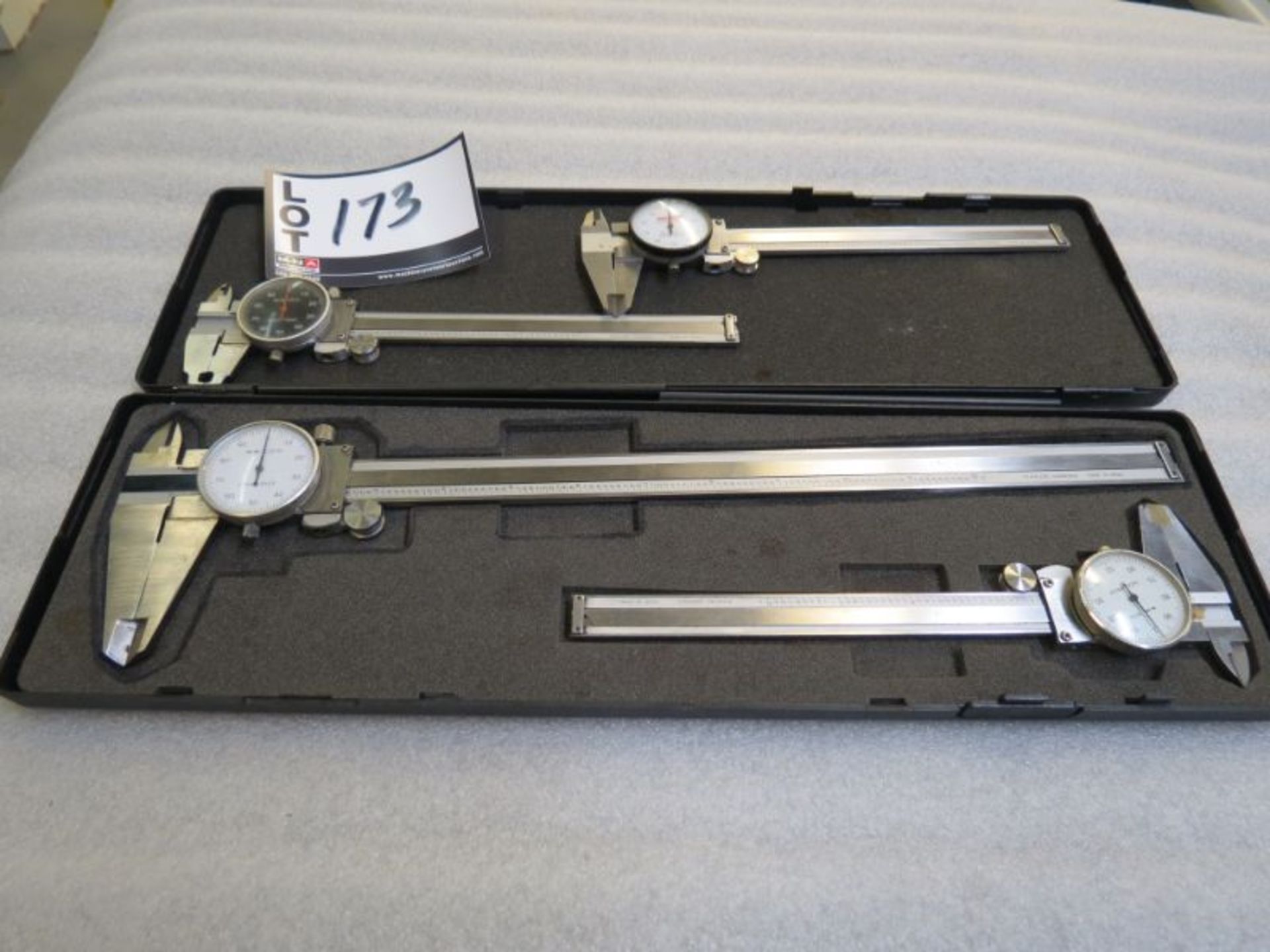 (3) 6" and (1) 12" Dial caliper