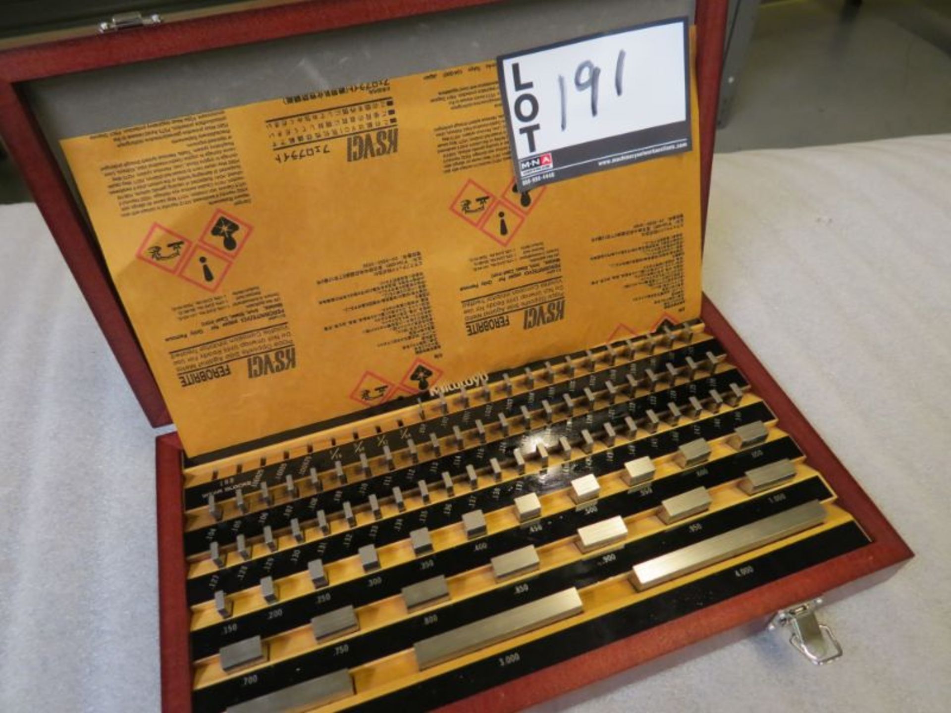 Mitutoyo Gauge Block Set grade 0, s/n 1601848, Brand New - Image 3 of 4