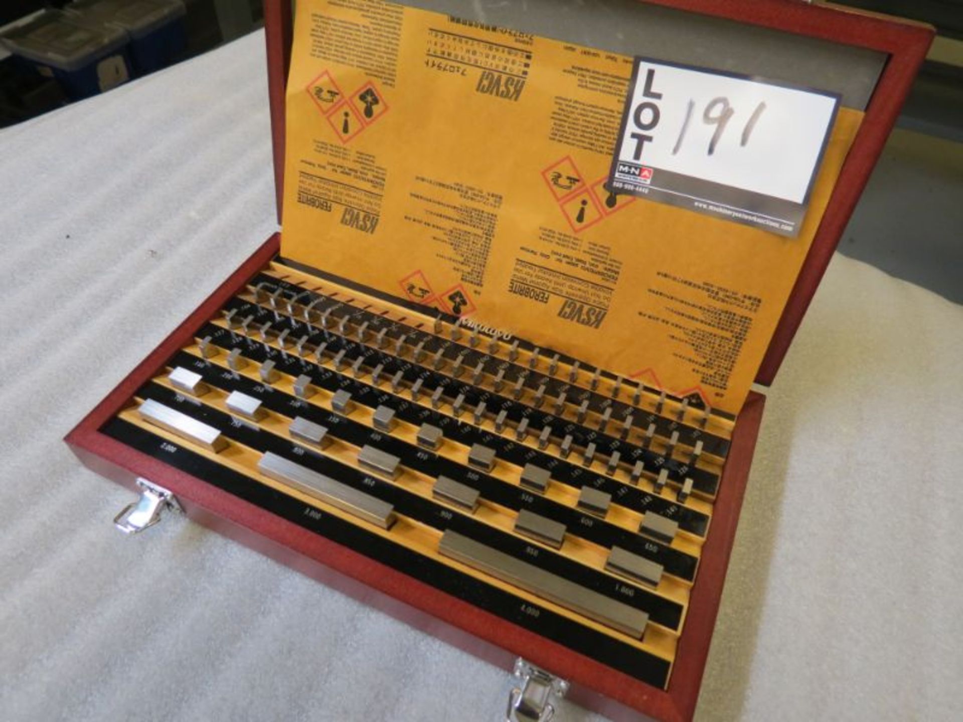 Mitutoyo Gauge Block Set grade 0, s/n 1601848, Brand New - Image 2 of 4