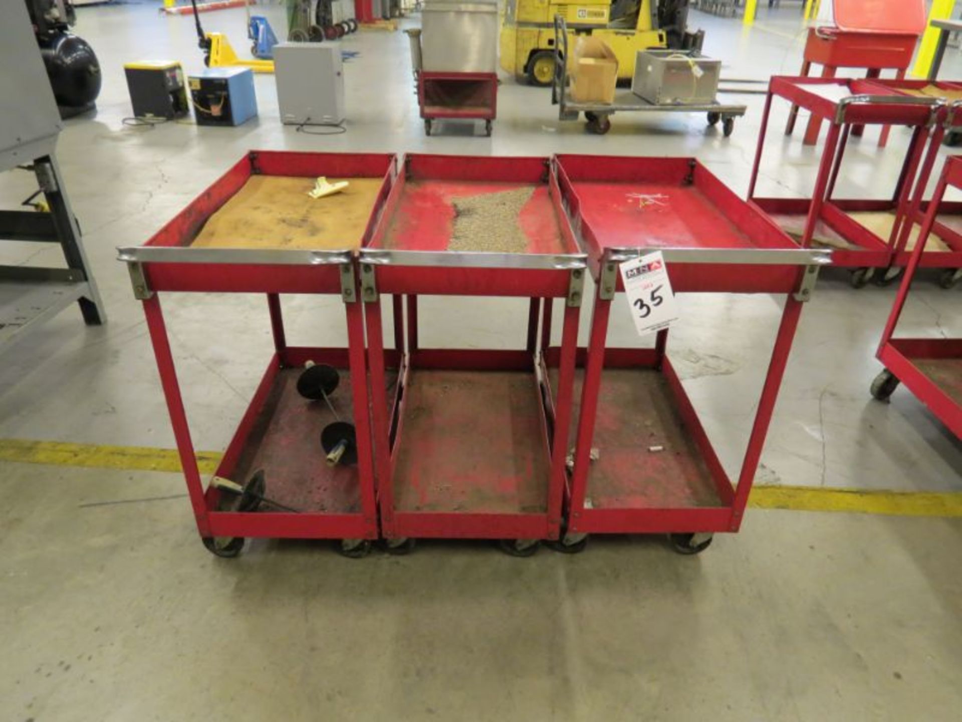 (3) Rolling Carts