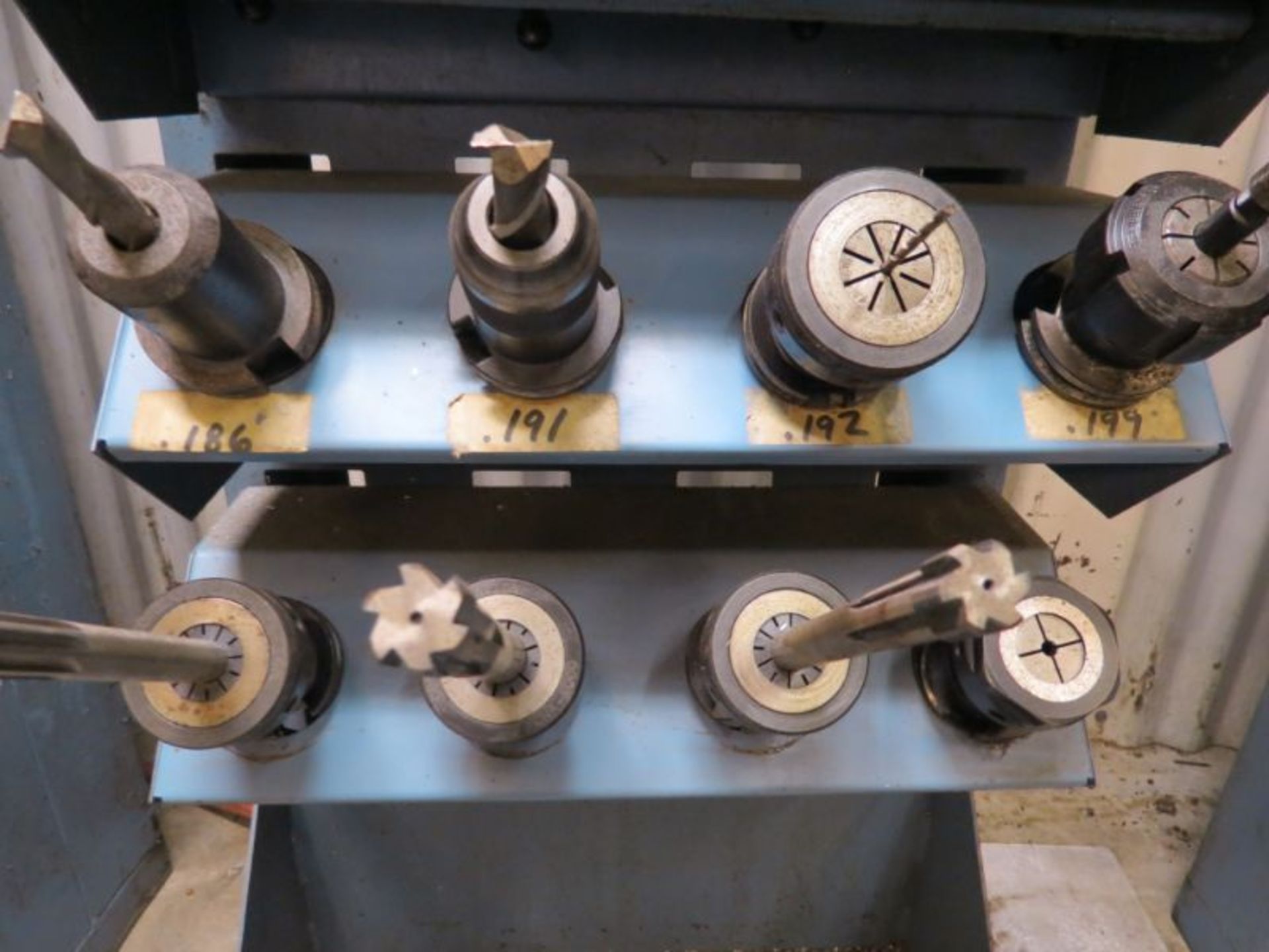 Assorted Cat 40 Tool holders w/ rack, For DMG Deckel Maho DMC 104V & Mazak VTC200B - Image 5 of 5