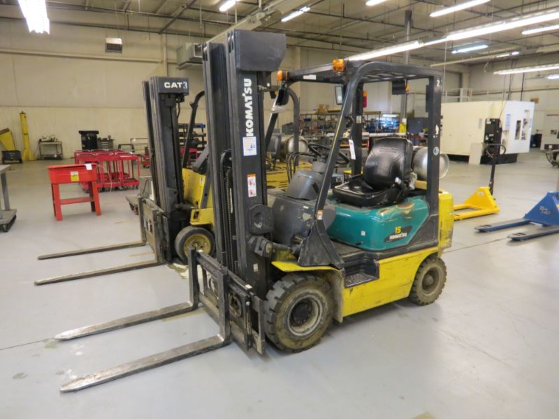 Komatsu FG15HT-17 Fork Lift, capacity 4000lbs, late s/n 671902A, hours: 0344926, (Late Delivery)