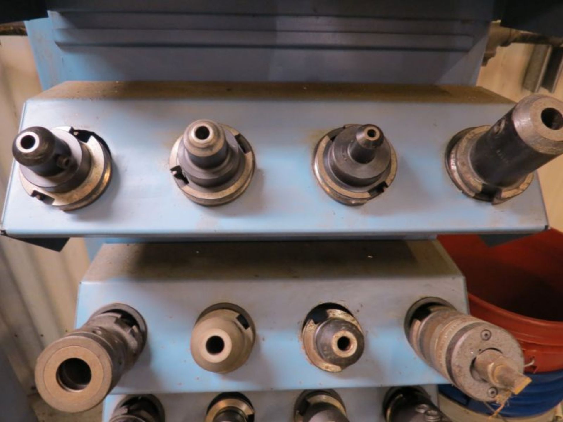 Assorted Cat 40 Tool holders w/ rack, for DMG Deckel Maho DMC 104V & Mazak VTC200B - Image 3 of 4