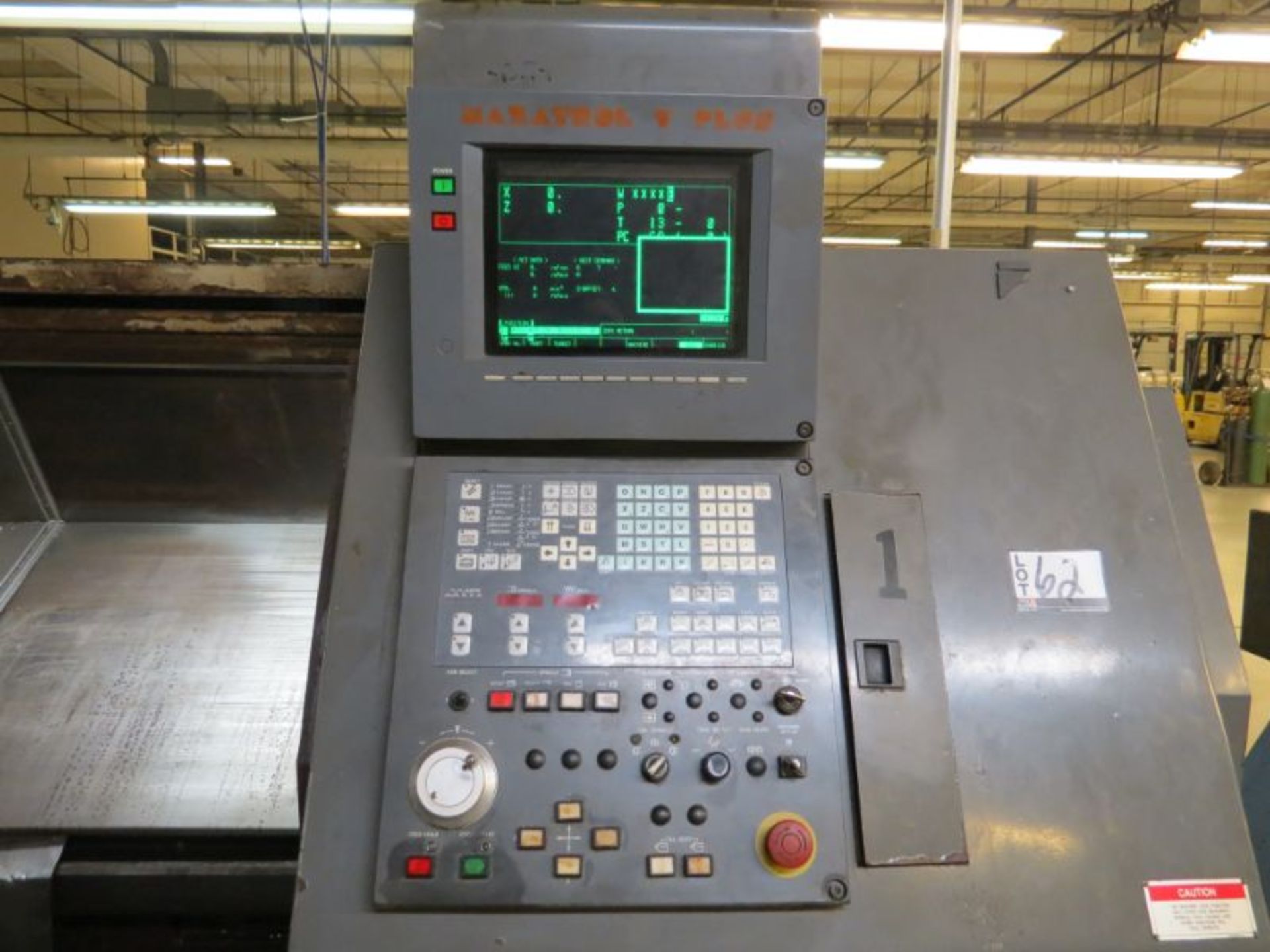 Mazak QT 30HP, Mazatrol T-Plus cntrl, 30.1" swing, 12.5" max turning diameter, 37" max turning - Image 8 of 11