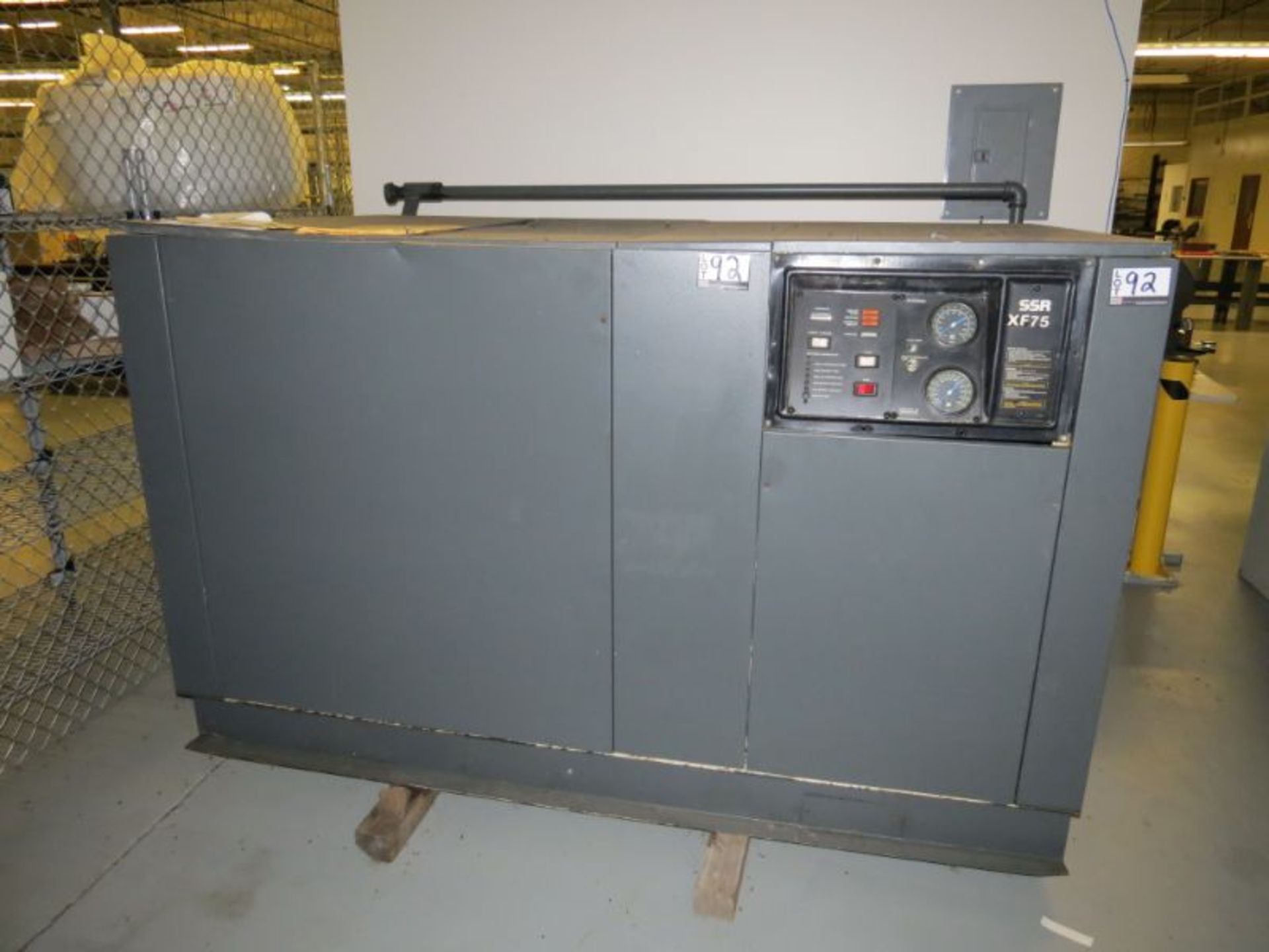 Ingersoll Rand SSRXF 75 Air Compressor, 75HP, 1750 RPM, 49482 Hours, s/n D2218 U85A - Image 2 of 7