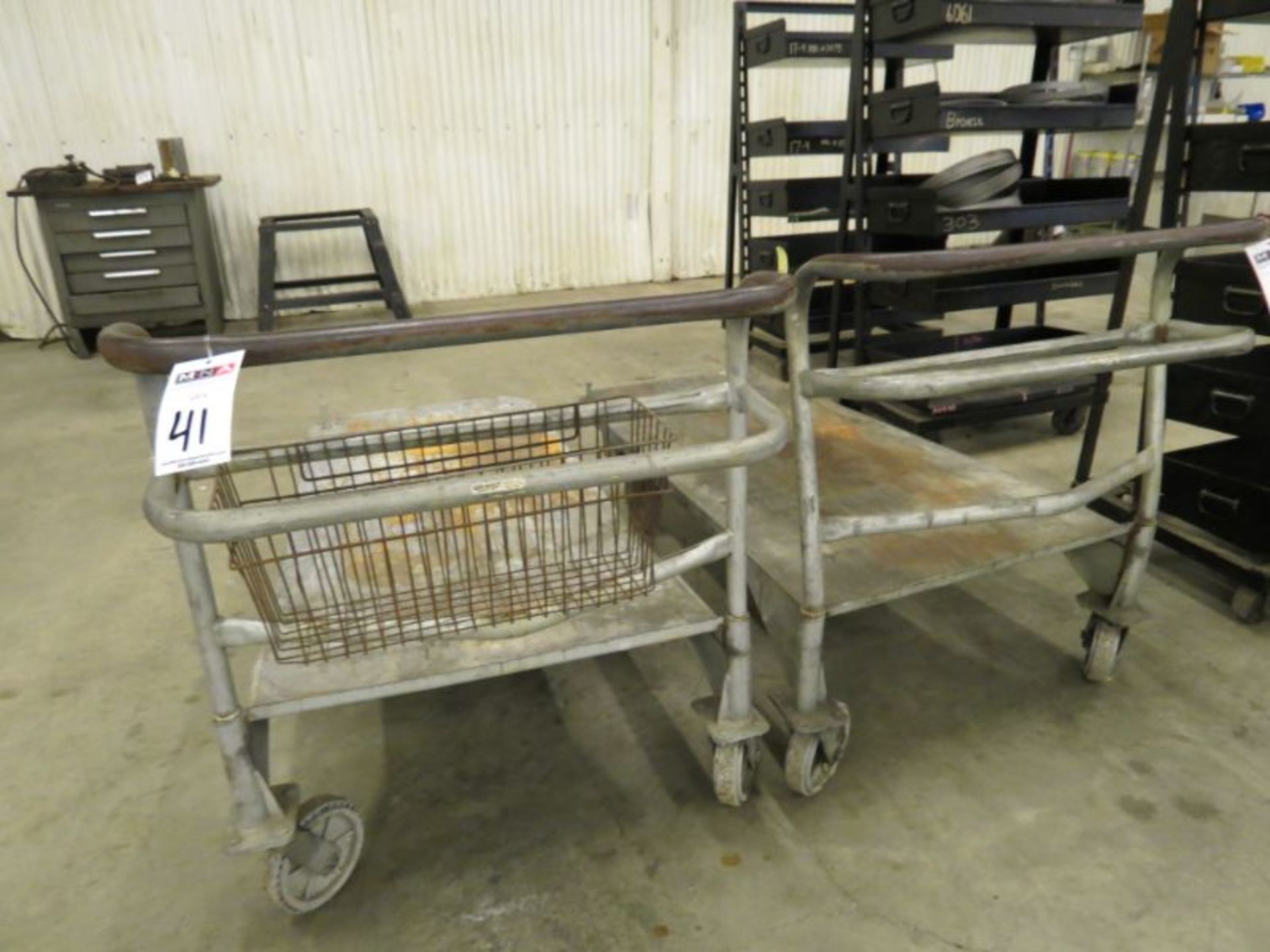 (2) Rolling Cart