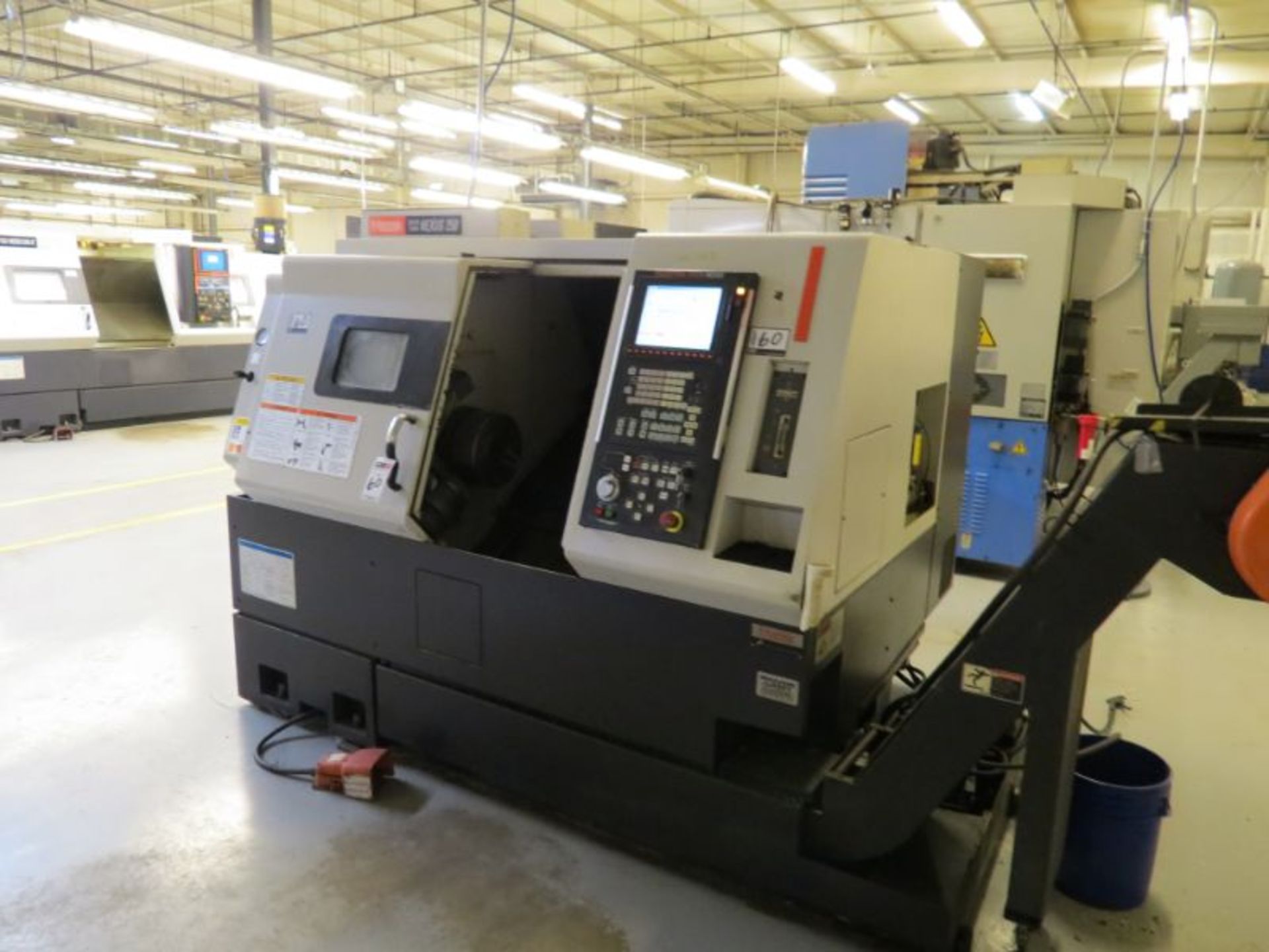 Mazak QTN 250 Mazatrol PC-Fusion 640GT cntrl, 24" swing, 3" bar capacity, 14.75" max turning - Image 4 of 14