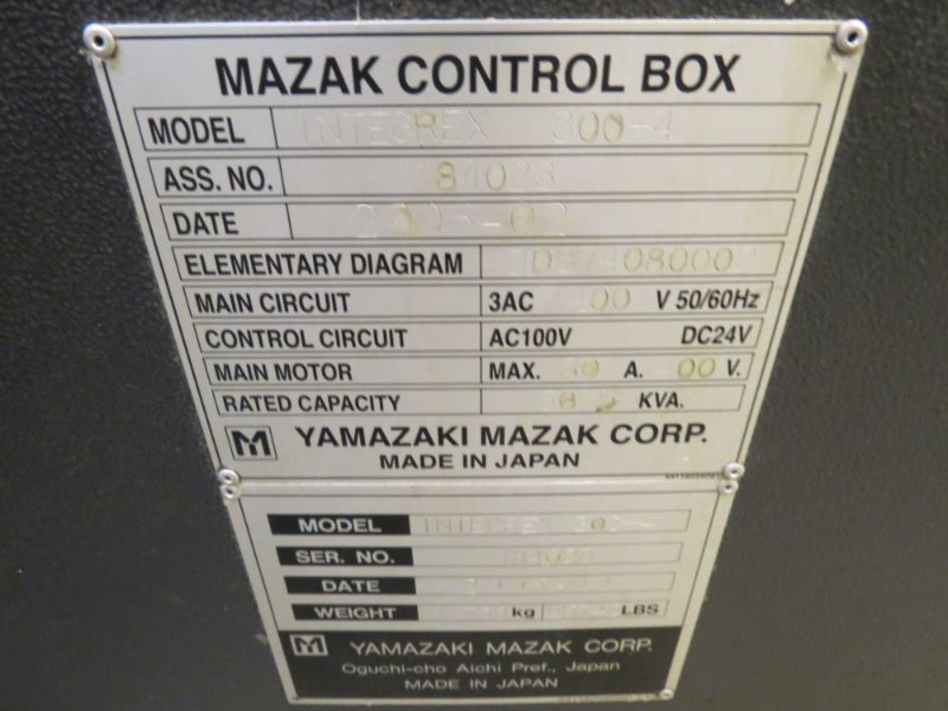 Mazak Integrex 300IV 6-AxisvCNC Turning & Milling Center, Mazatrol Matrix Nexus cntrl,30" swing, 40" - Image 13 of 13