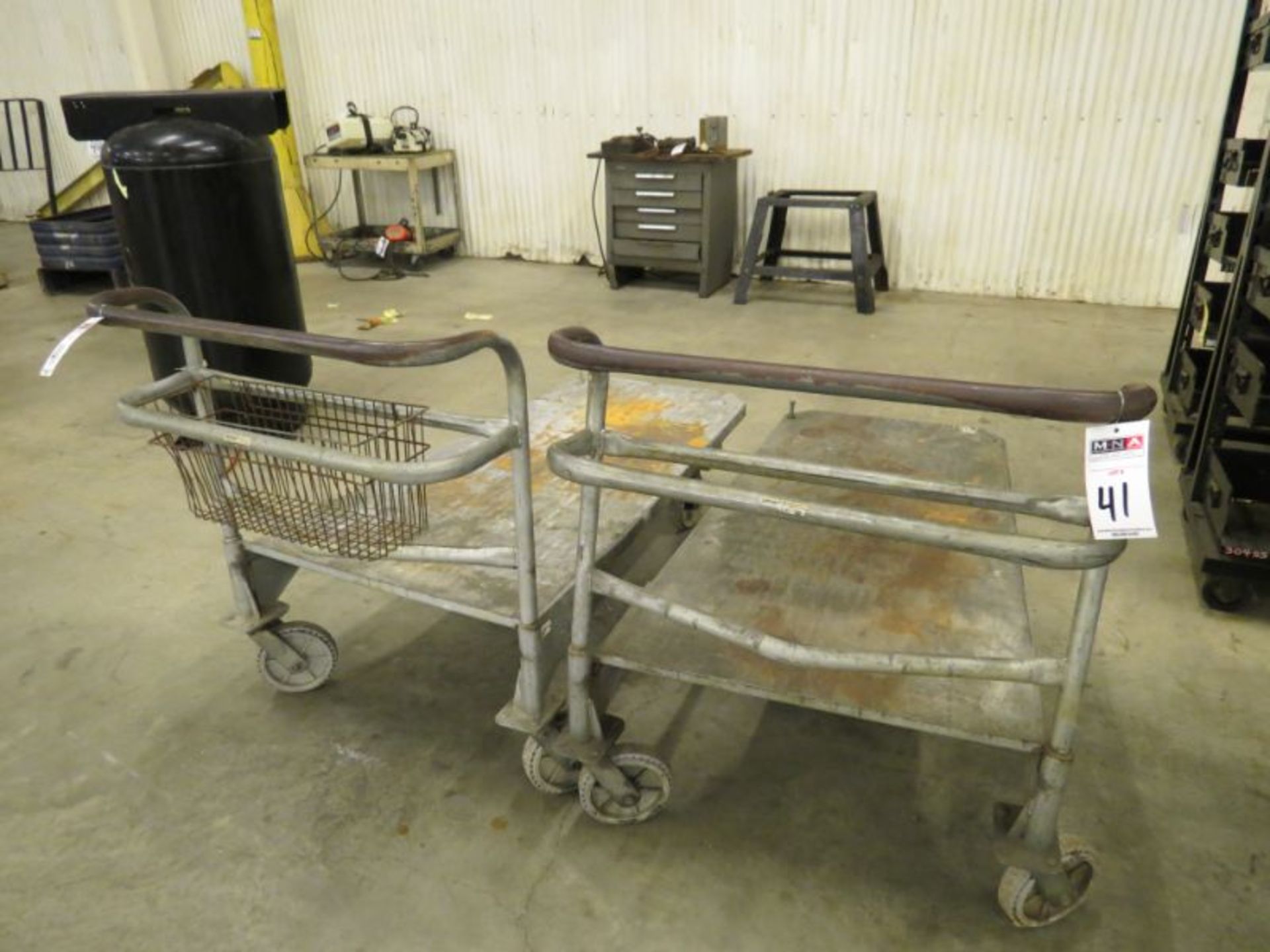 (2) Rolling Cart - Image 2 of 2