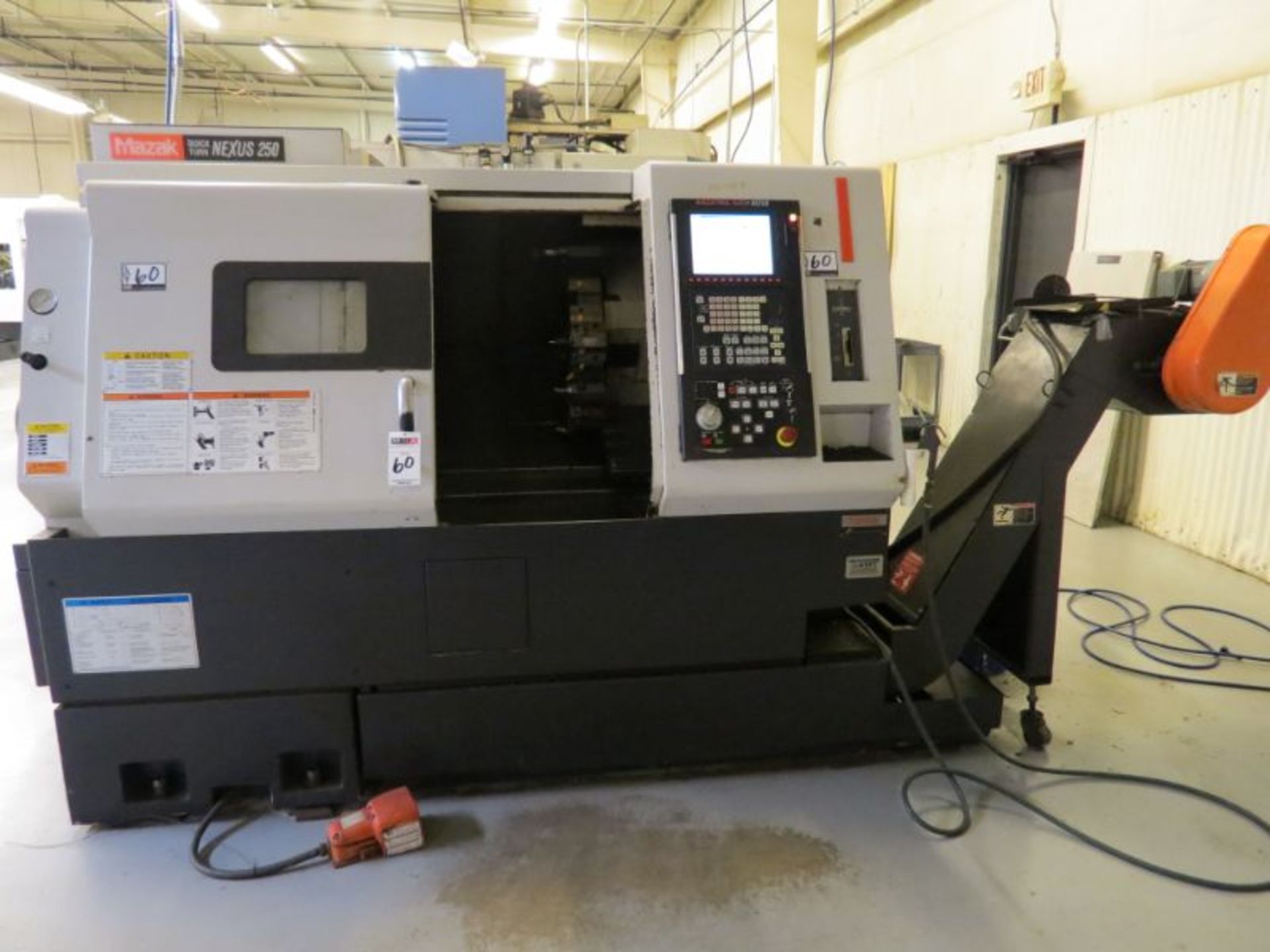 Mazak QTN 250 Mazatrol PC-Fusion 640GT cntrl, 24" swing, 3" bar capacity, 14.75" max turning - Image 2 of 14