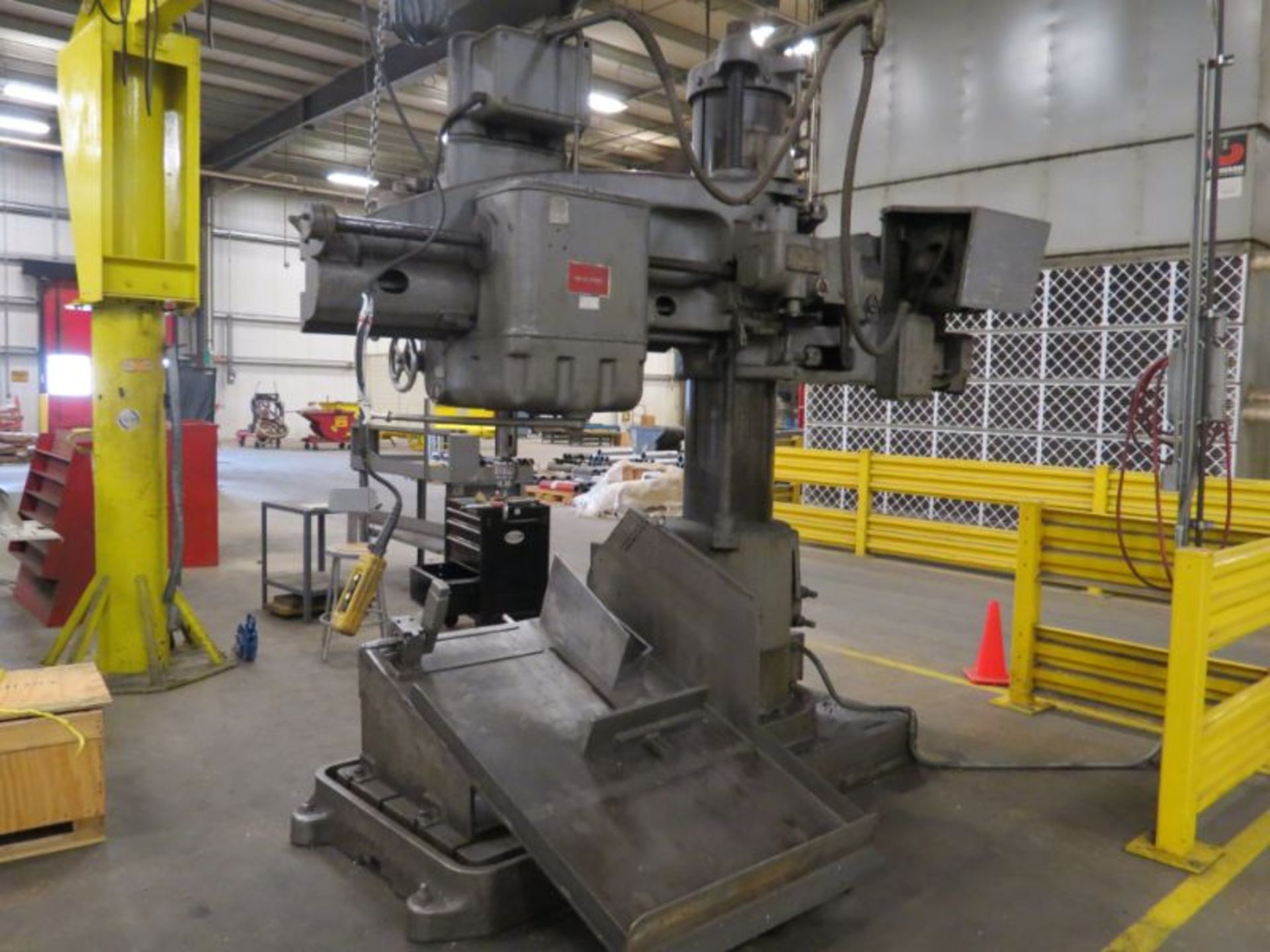 Carlton Cincinnatti 4' Arm 15" Collum Radial Arm Drill - Image 6 of 7