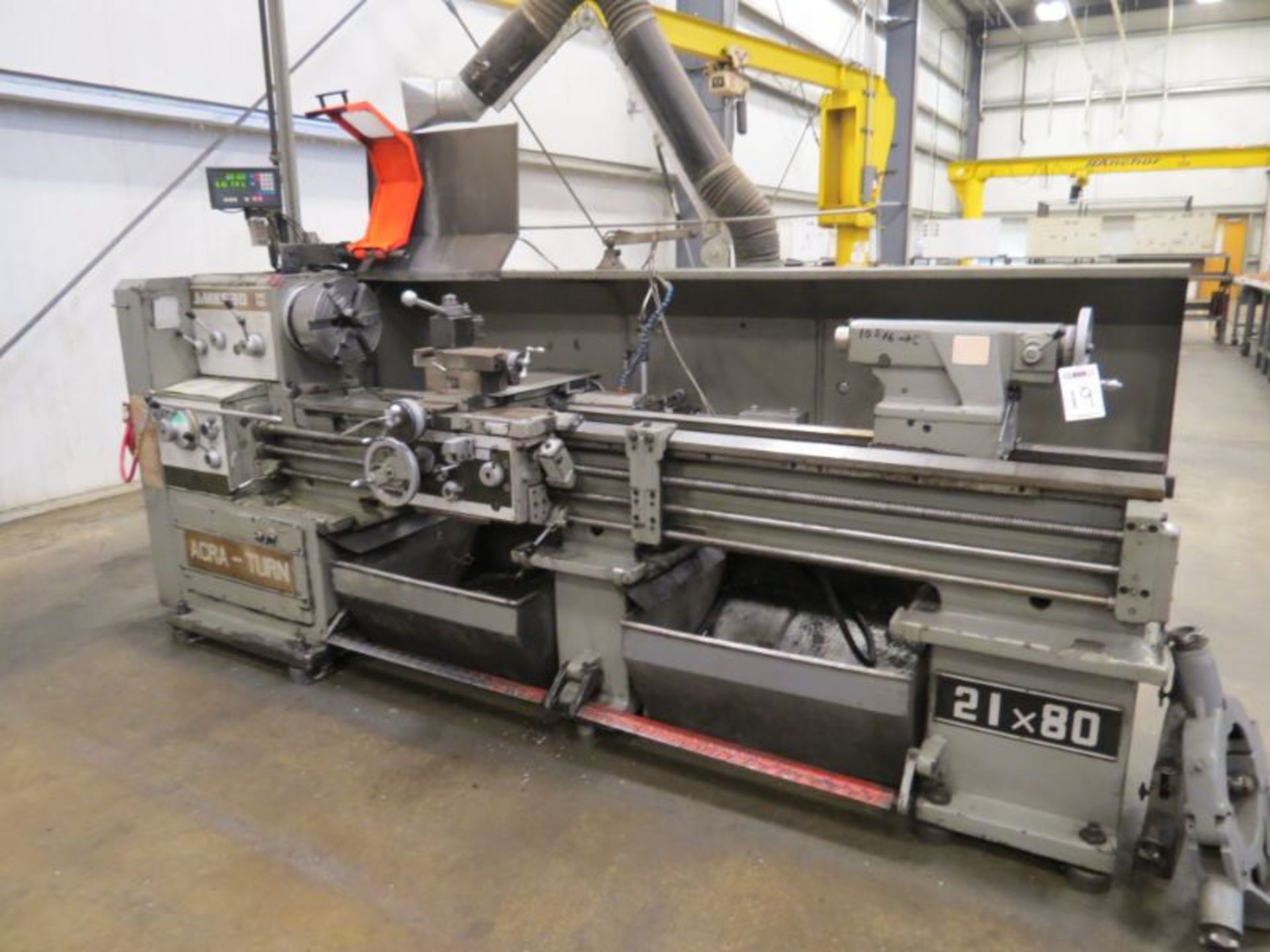 Acra-Turn JIMK530 Lathe, Newall Control, 21" x 80", s/n K1019013 - Image 3 of 11