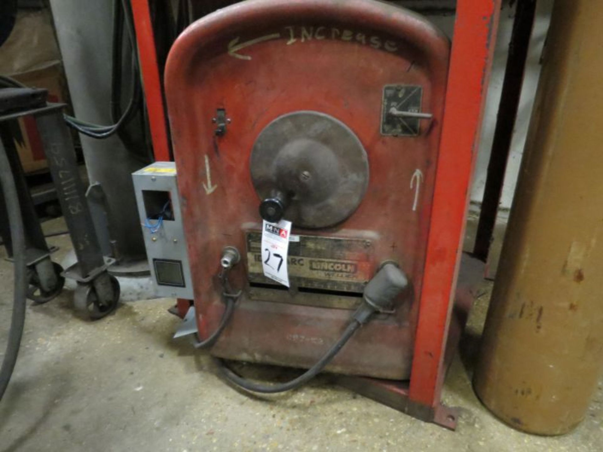 Lincoln Idealarc 250 Welder with Wire Feeder, s/n AC-187054 - Image 2 of 3