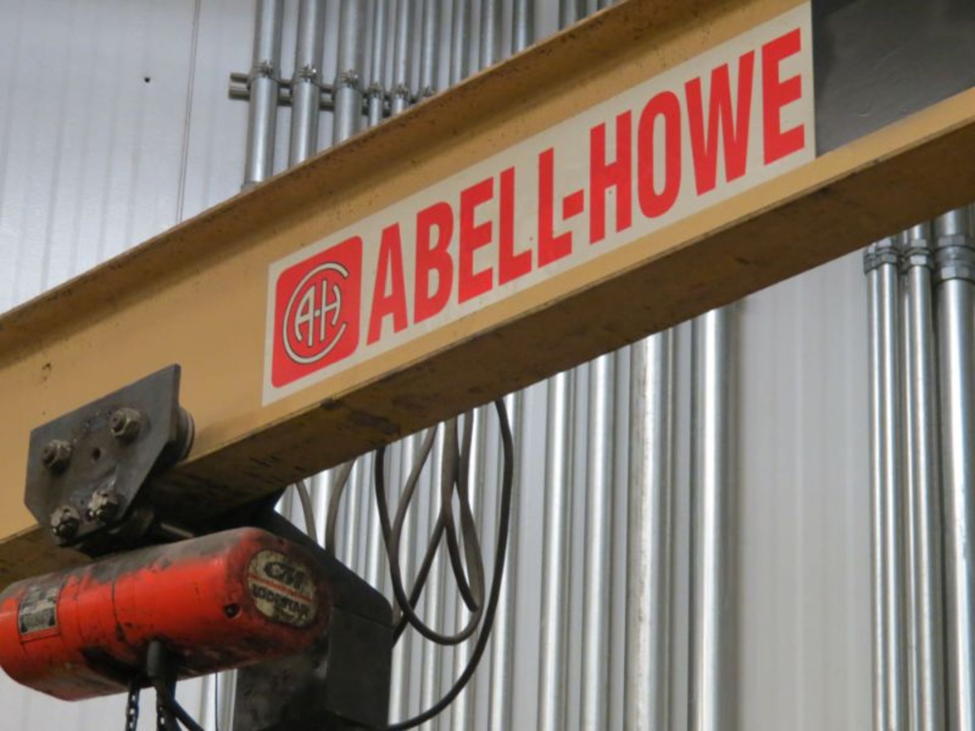 Abell-Howe 1/2 Ton Jib Crane, Lodestar hoist, 12' Column and 12' Arm - Image 4 of 6