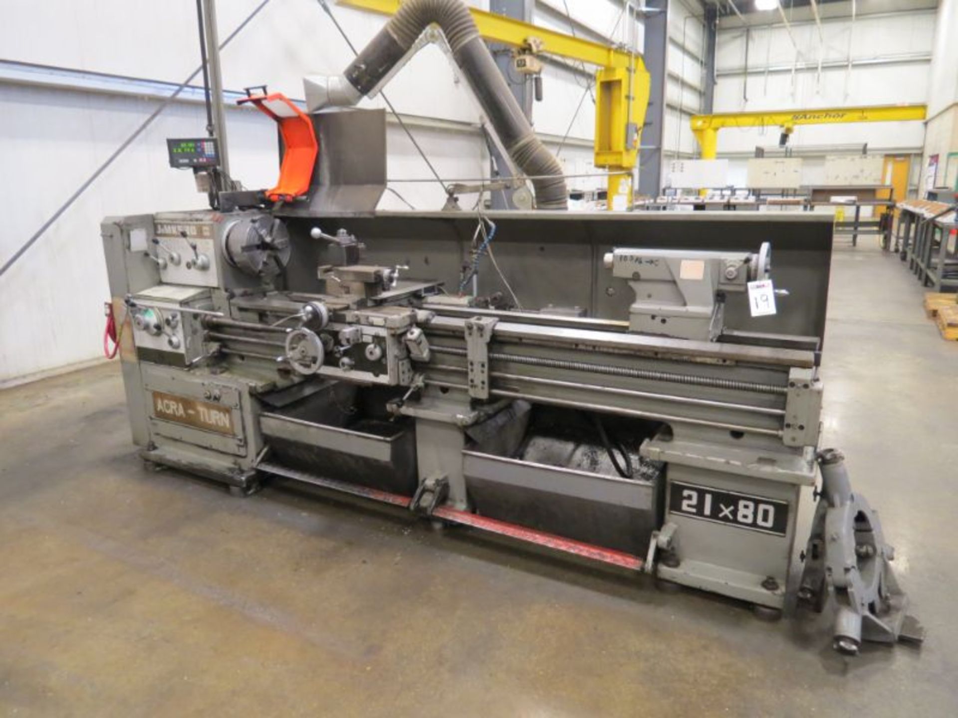 Acra-Turn JIMK530 Lathe, Newall Control, 21" x 80", s/n K1019013 - Image 4 of 11