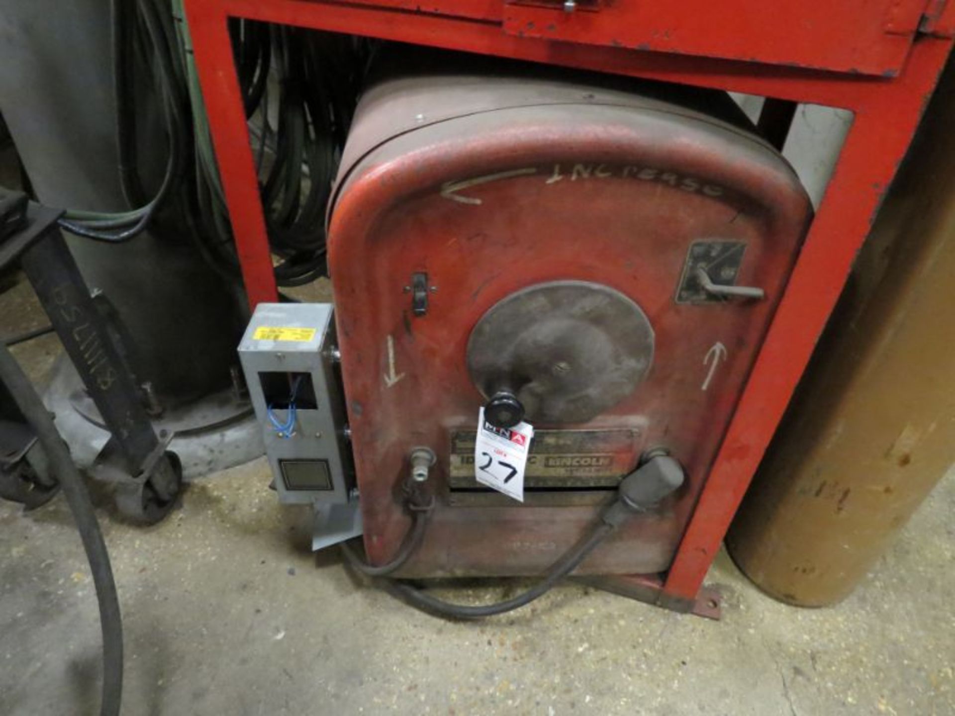 Lincoln Idealarc 250 Welder with Wire Feeder, s/n AC-187054 - Image 3 of 3