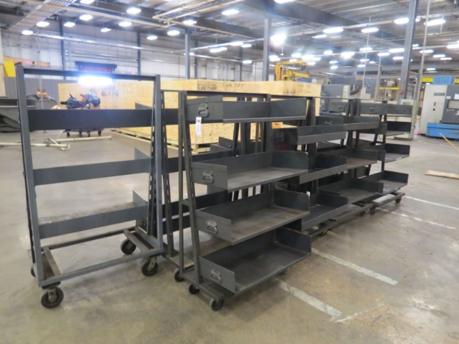 (6) Metal Rolling Carts