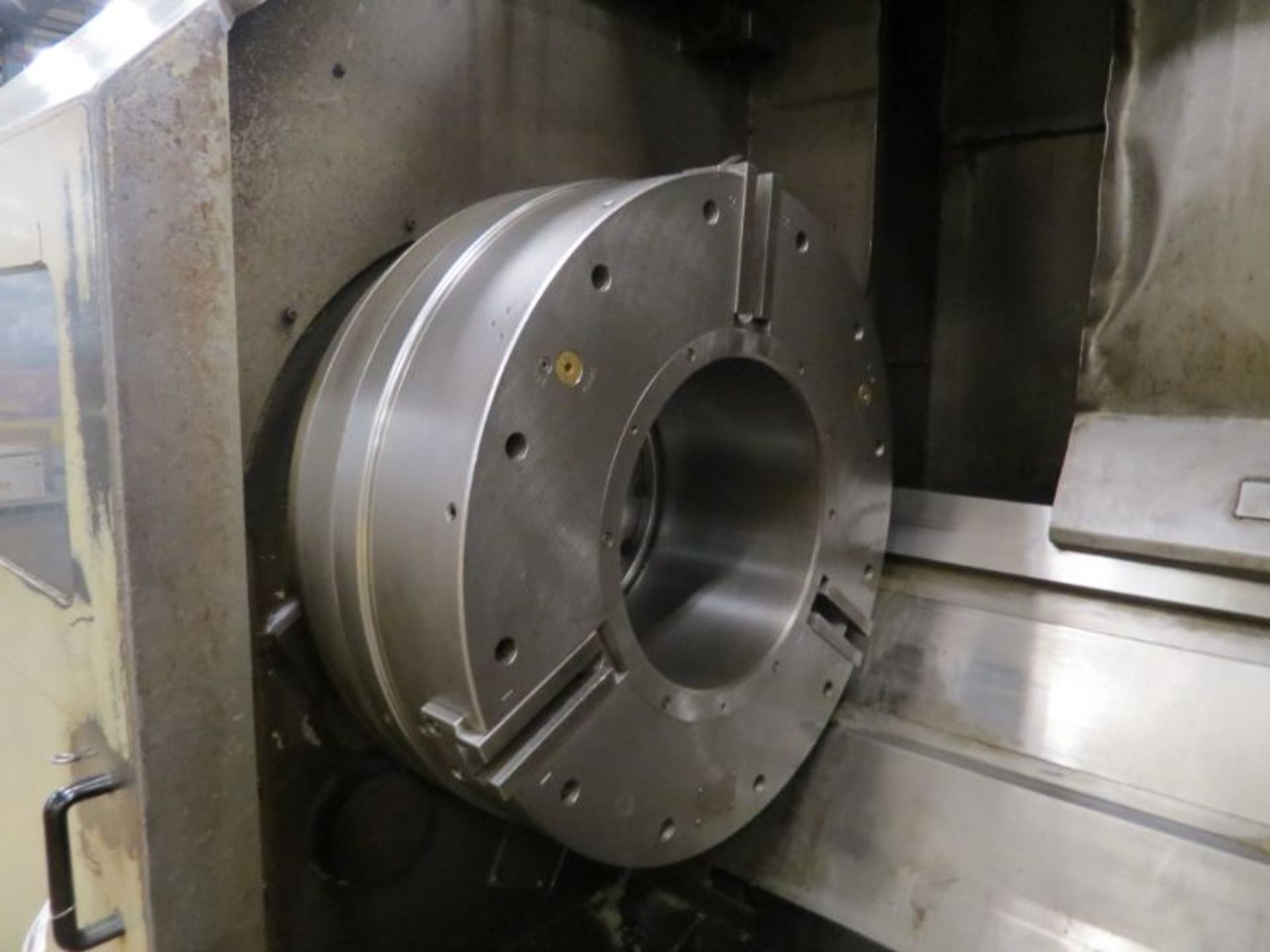 Mori Seiki SL-80 CNC Lathe, MF-T5 Control, 33" 3 Jaw Chuck, 16" Chuck Through Hole, 10.5" Bore, - Image 10 of 19