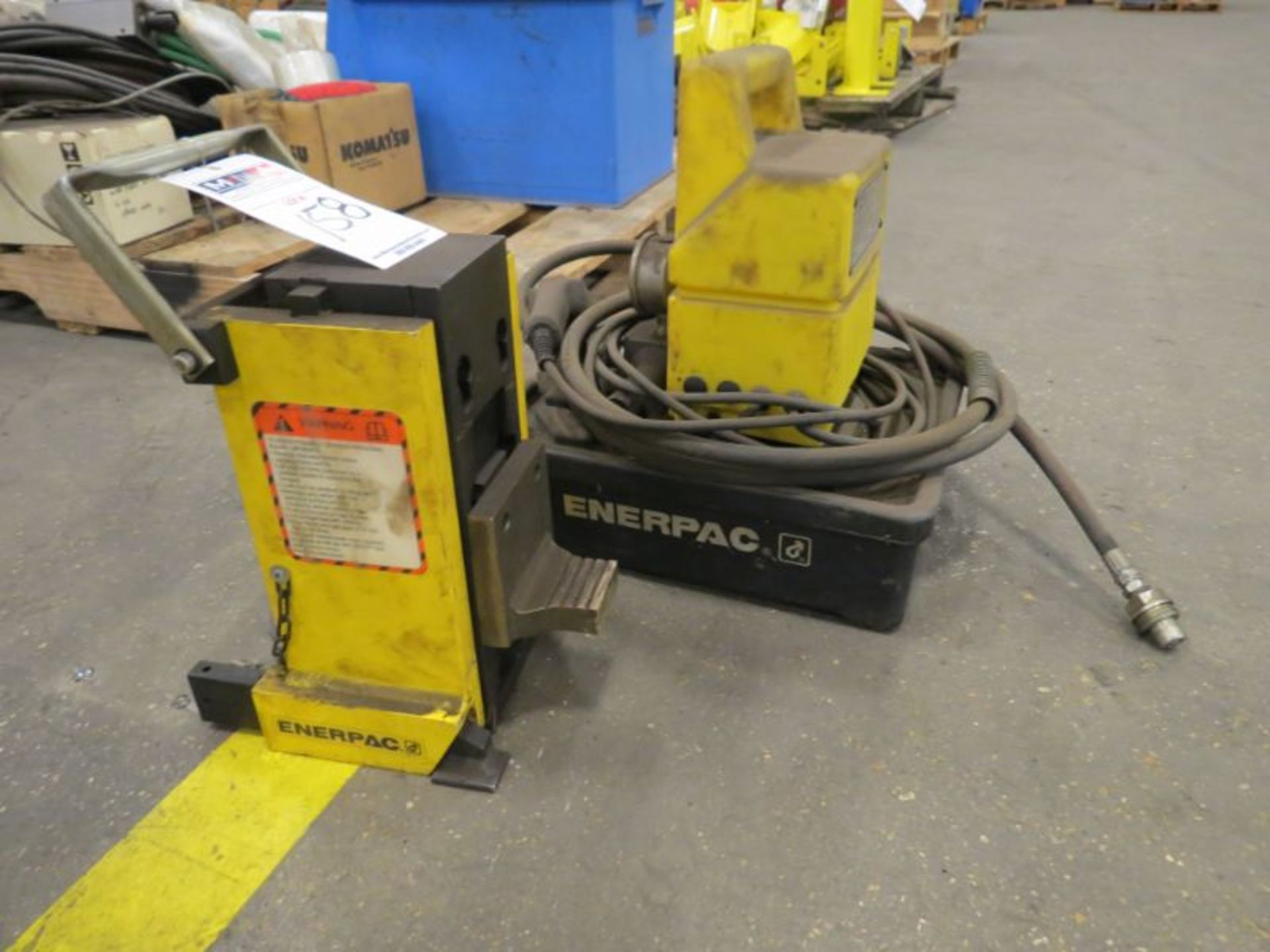 Enerpac Hydraulic Jack With Pump Model:PUJ12018 S/n:E17060