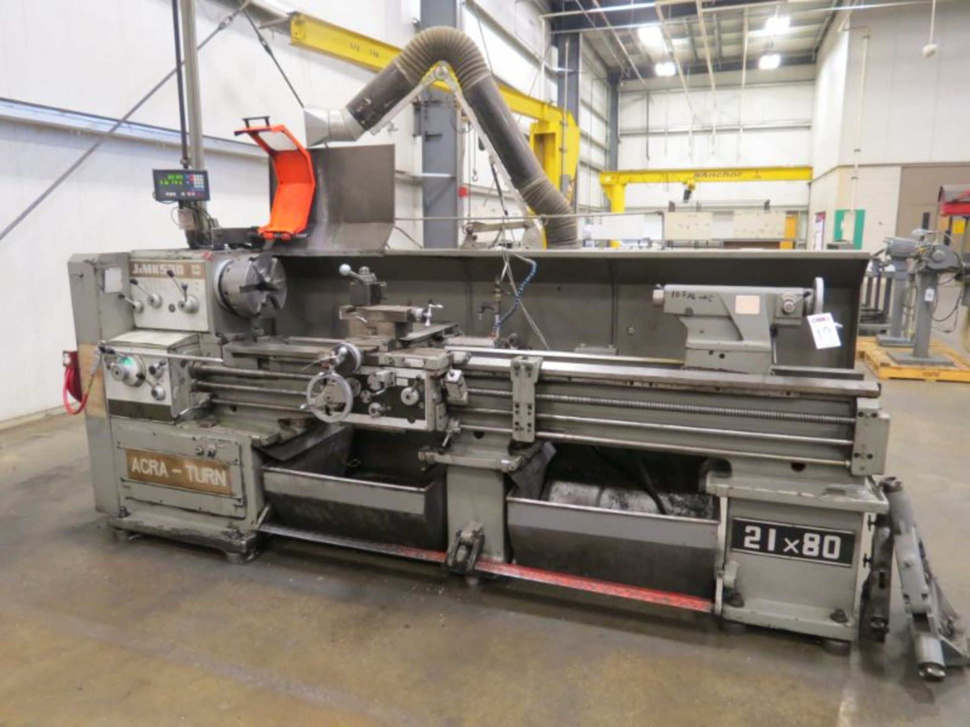 Acra-Turn JIMK530 Lathe, Newall Control, 21" x 80", s/n K1019013 - Image 5 of 11