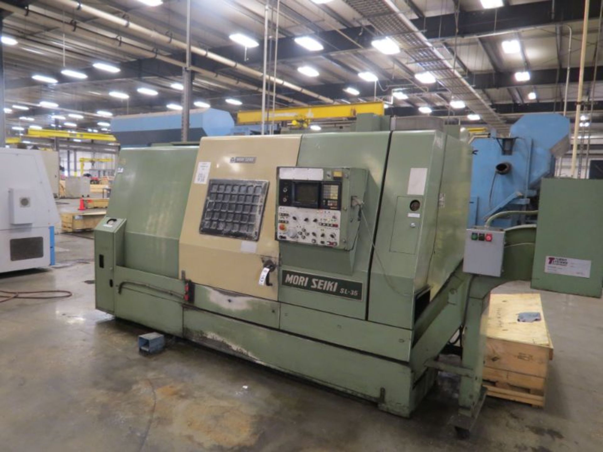 Mori Seiki SL-35A, Fanuc 10T Control, 10" 3 Jaw Chuck, s/n 603, New 1990 - Image 5 of 20