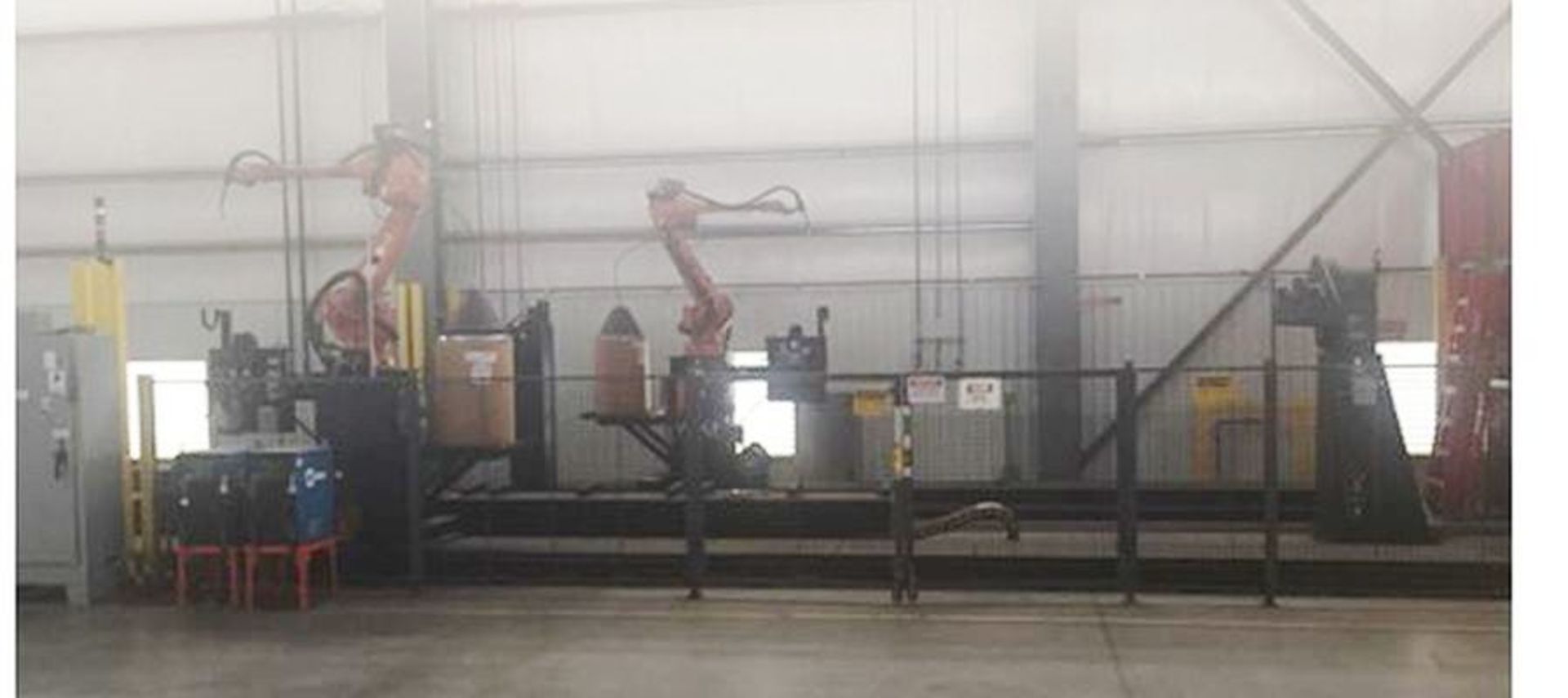 Wolf Dual Station Robotic Welding Cell, (2) ABB IRB 4600L 6 Axis Robots *Located in Houston, TX*