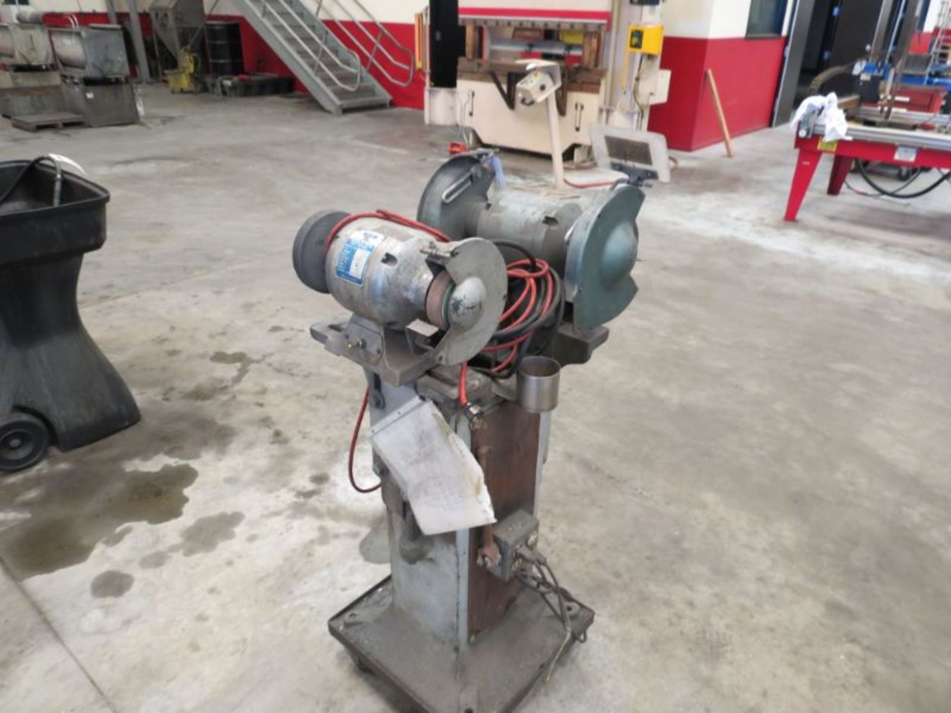 Rutland 26788126 Double End Grinder, 8" Wheel, 3/4HP, 3450RPM,s/n 1987, Rutland 26788125 Double - Image 3 of 3