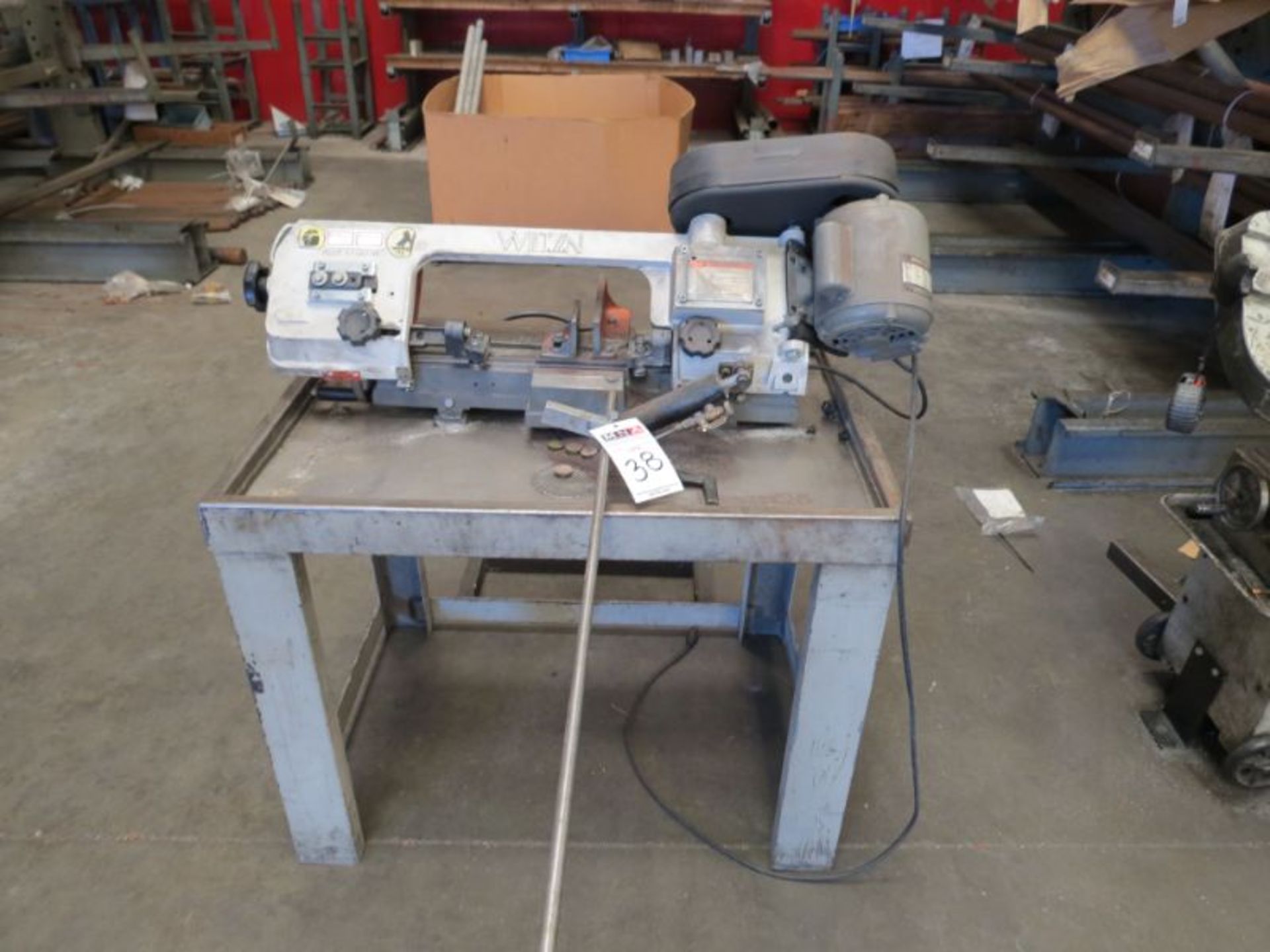 Wilton 3130 Horizontal Band Saw, 8 1/2" Opening, 68 1/2" Blade, 1/2HP, 1720RPM, s/n 7010836