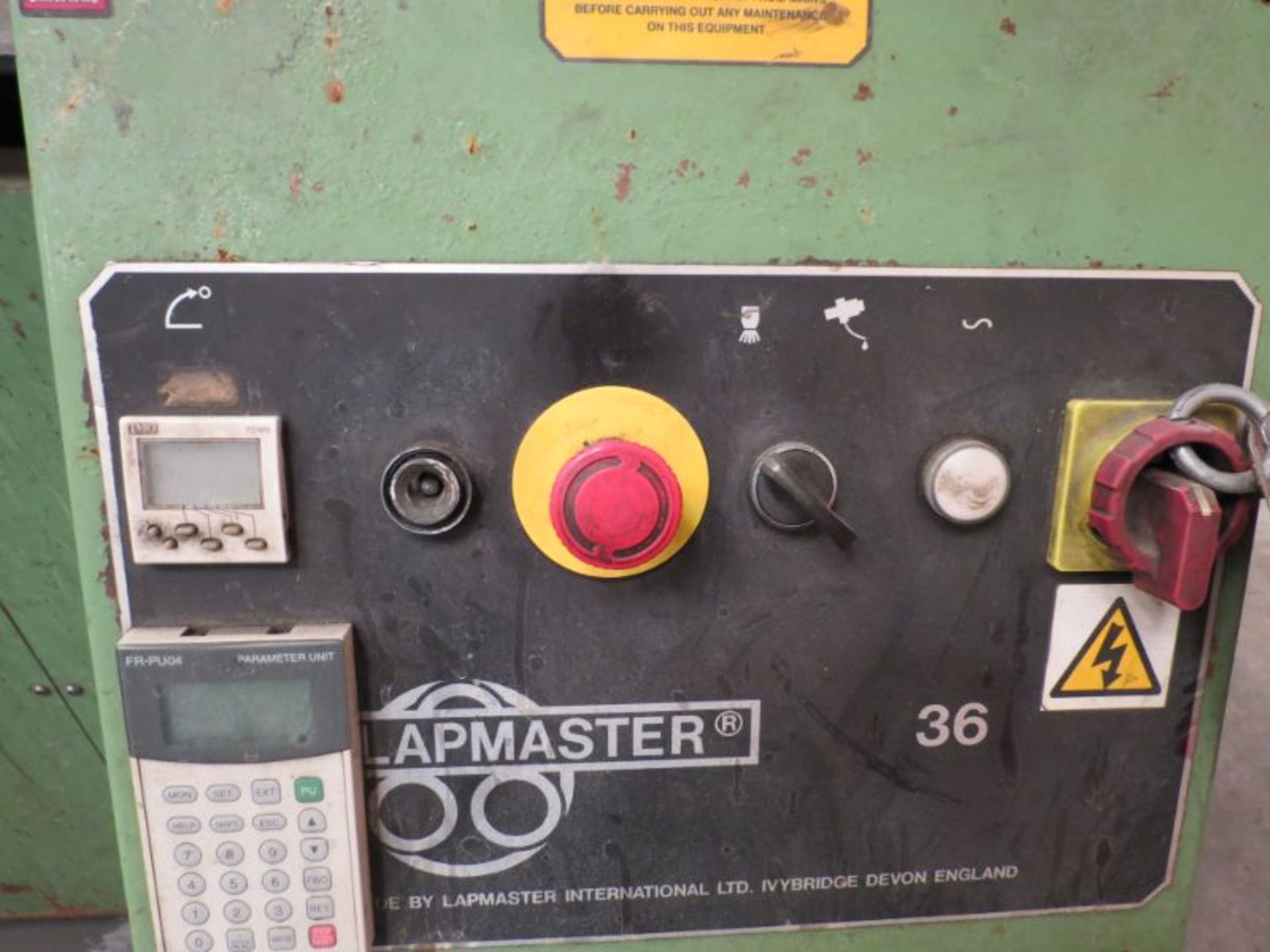 36” Crane Lapmaster 36ADS Lapping Machine, s/n 00706 - Image 9 of 10