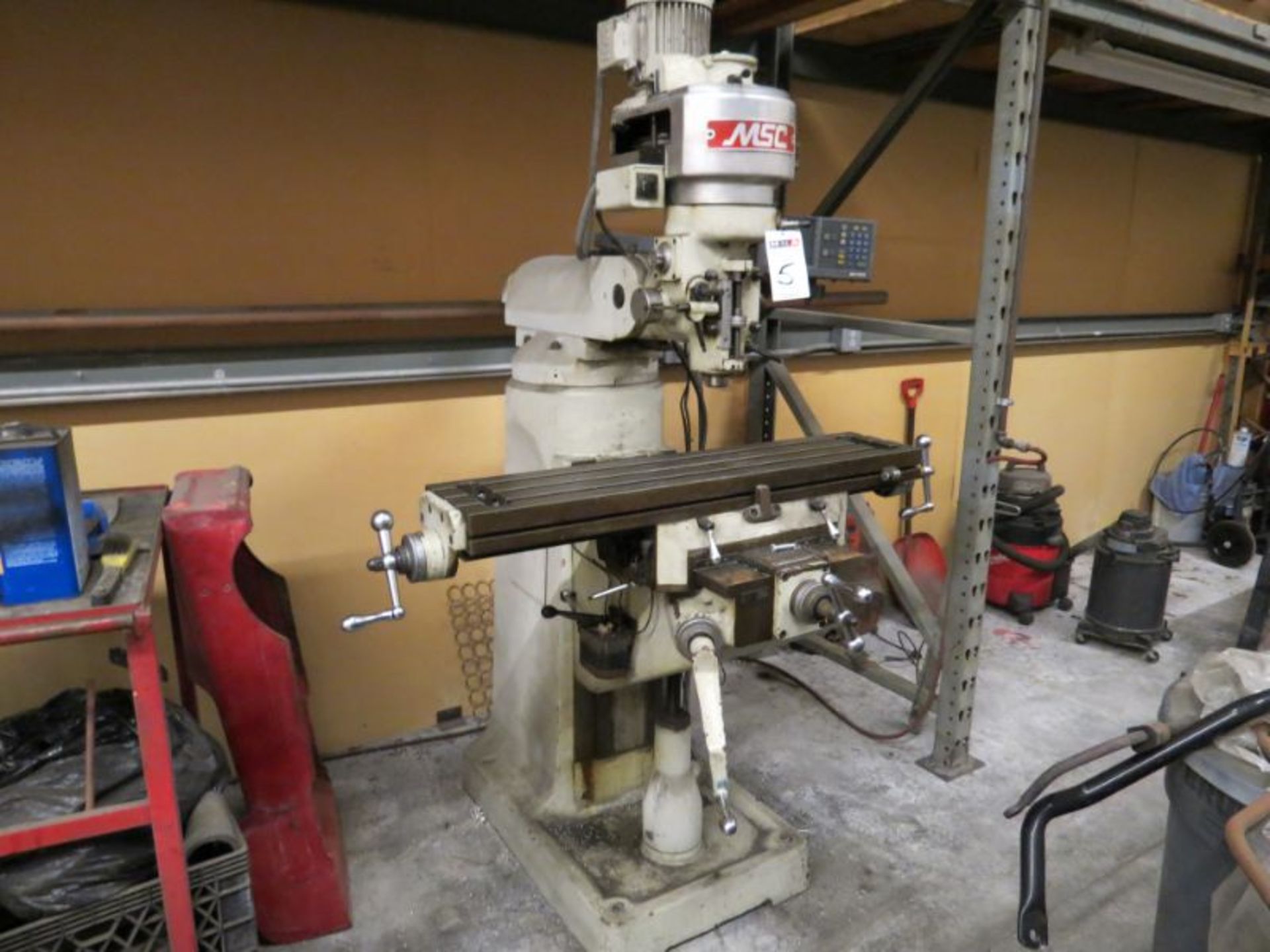 MSC Vertical Mill, Acu-Rite Control, s/n 470533, New 1997