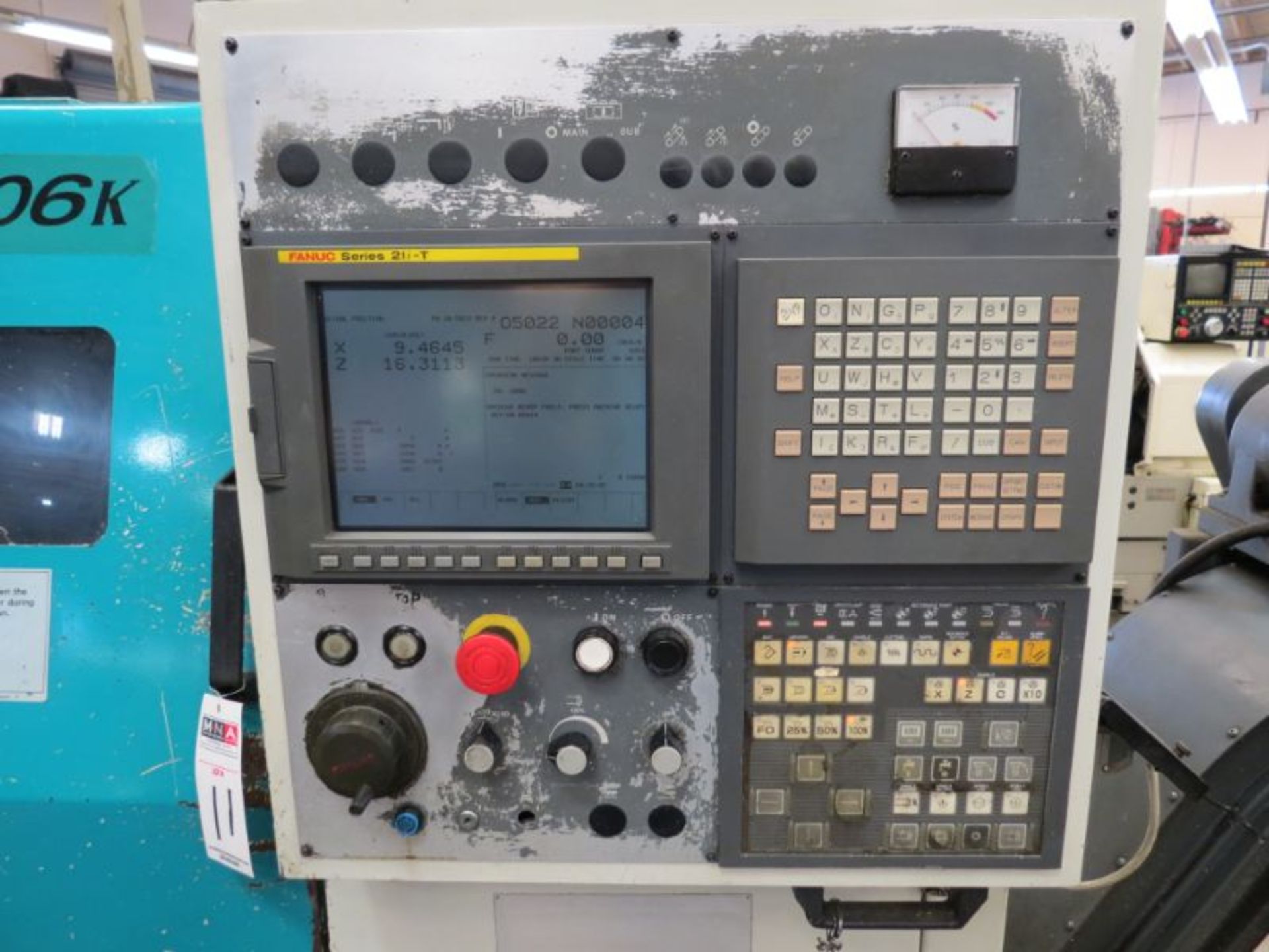 Takisawa EX-106K, Fanuc 21it Control, Gang Type Collet Chuck, s/n C9910073-073, New 1999 - Image 8 of 13