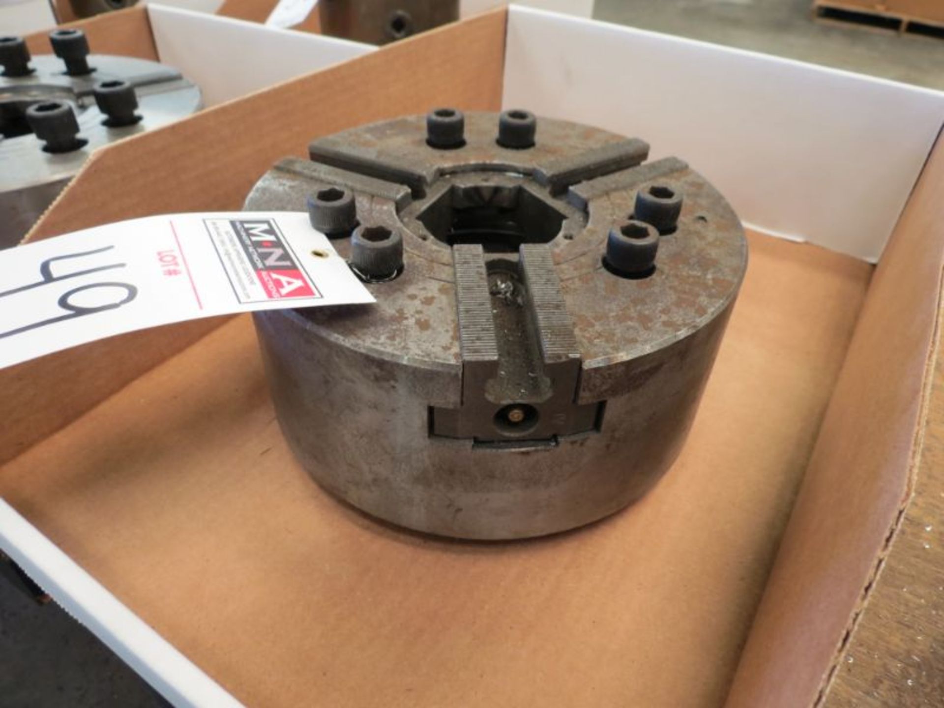 8" 3 Jaw Power Chuck - Image 4 of 6