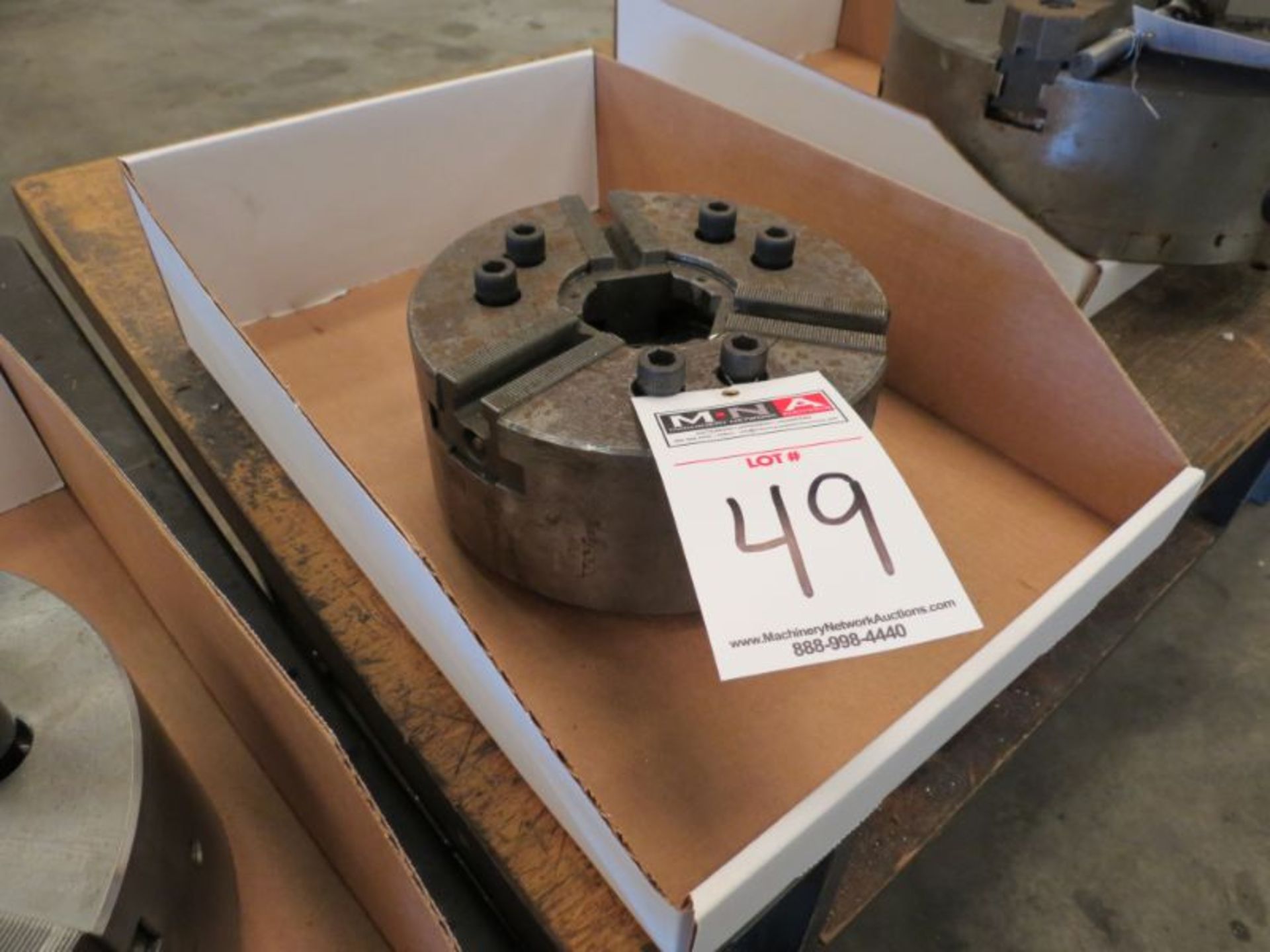 8" 3 Jaw Power Chuck - Image 2 of 6