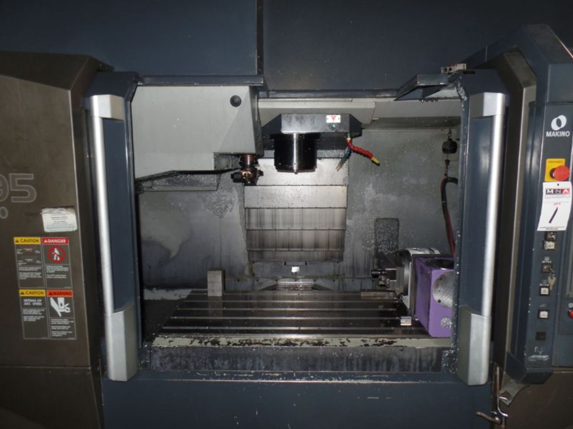 Makino PS95 4-Axis VMC, Makino/Fanuc Professional P Ctrl, 36"x20"x18" Trvls, 30 ATC, CTS, New 2010 - Image 5 of 11